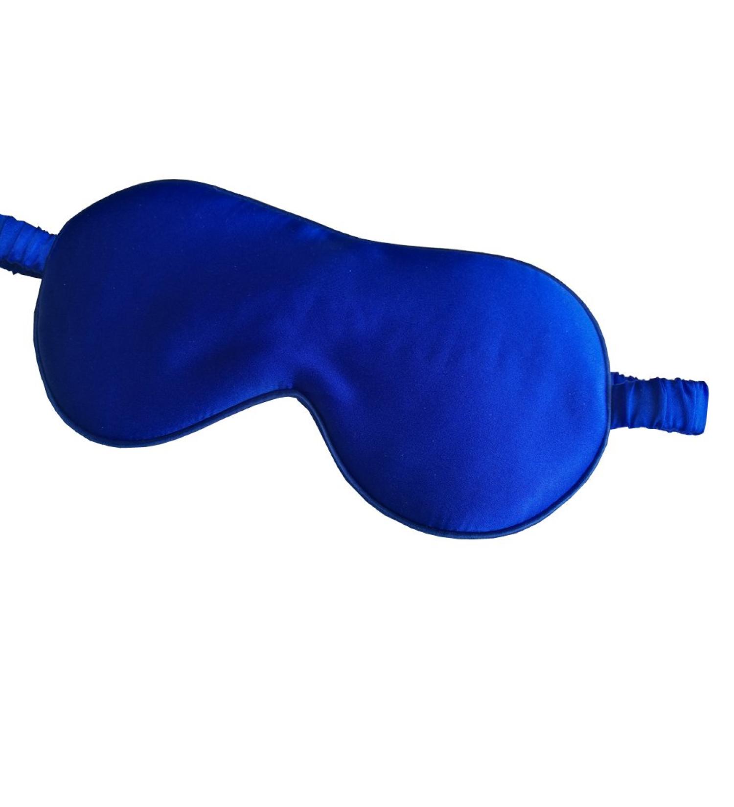 Maxfeel 100% Pure Silk Eye Mask - Royal Blue | Soft Sleep Blindfold - Buy Online on GoSupps.com
