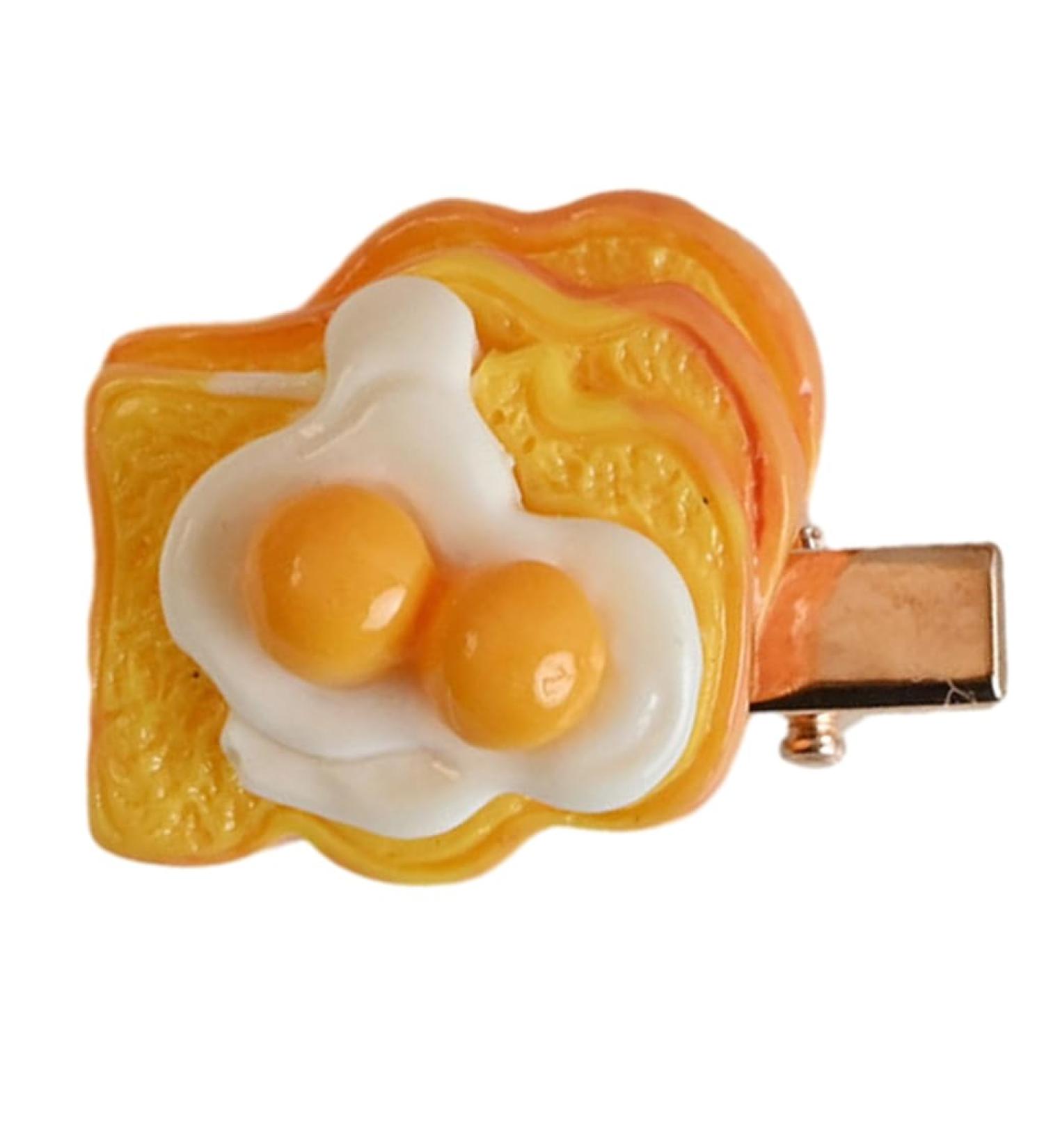 hgnxa Creative Simulation Bread Shape Hairpin for Girls Carnival Taking Photo Hair Barrettes Aesthetics Hair Accessories 2 simulated food dou - Buy Online on GoSupps.com