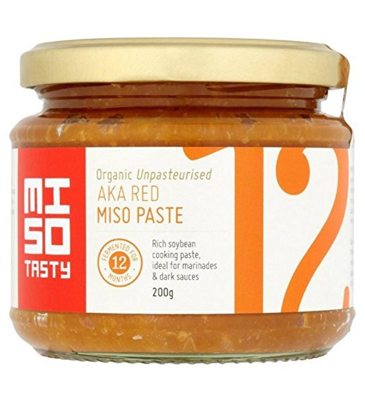 Miso Tasty Organic Red Aka Miso Cooking Paste 200g (Pack of 2)