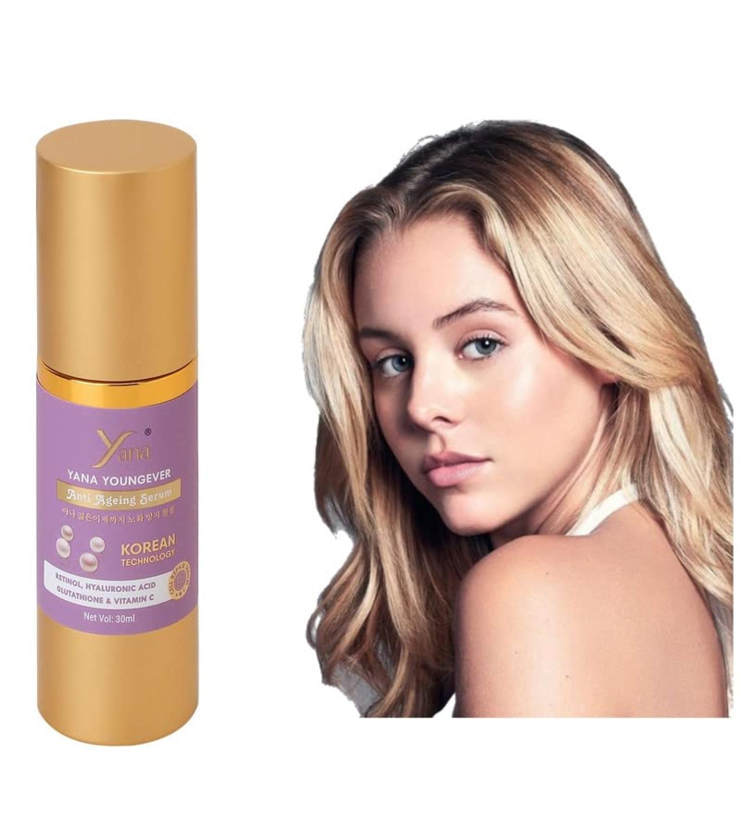  Yana Yana Youngever Vitamin C Serum Plus With Hyaluronic Acid Serum Retinol Vitamin C Serum For Face Anti Aging Serum Skin Clearing Brightening Serum For Dark Spots Naturals Ageless By Korean Technology - Buy Online on GoSupps.com