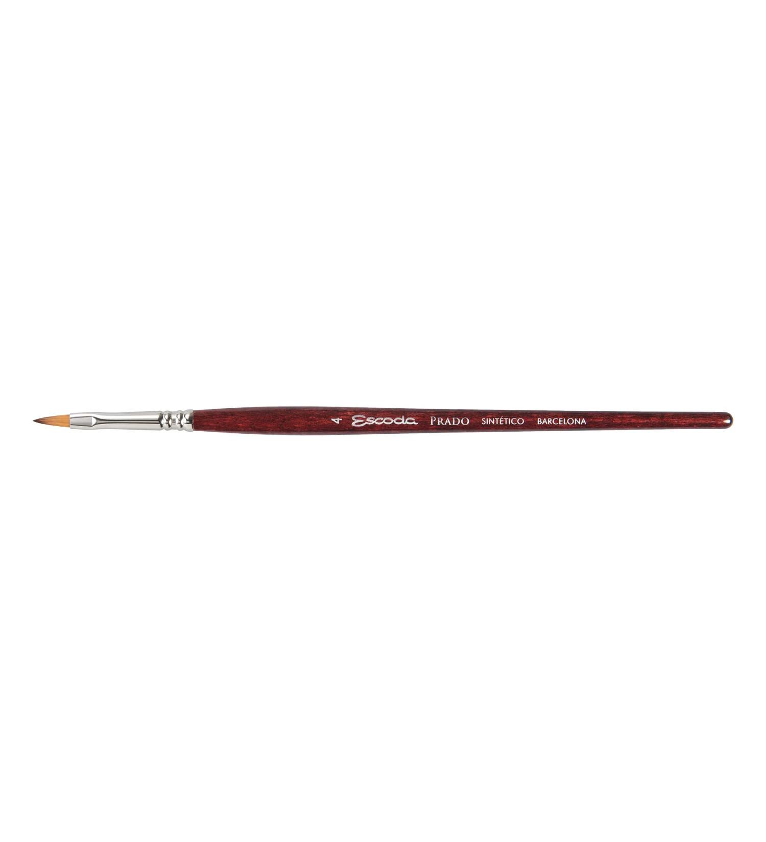 Escoda Prado 1461 Short Handle Artist Watercolor Brush | Size 4 Filbert - Synthetic Sable - Buy Online on GoSupps.com