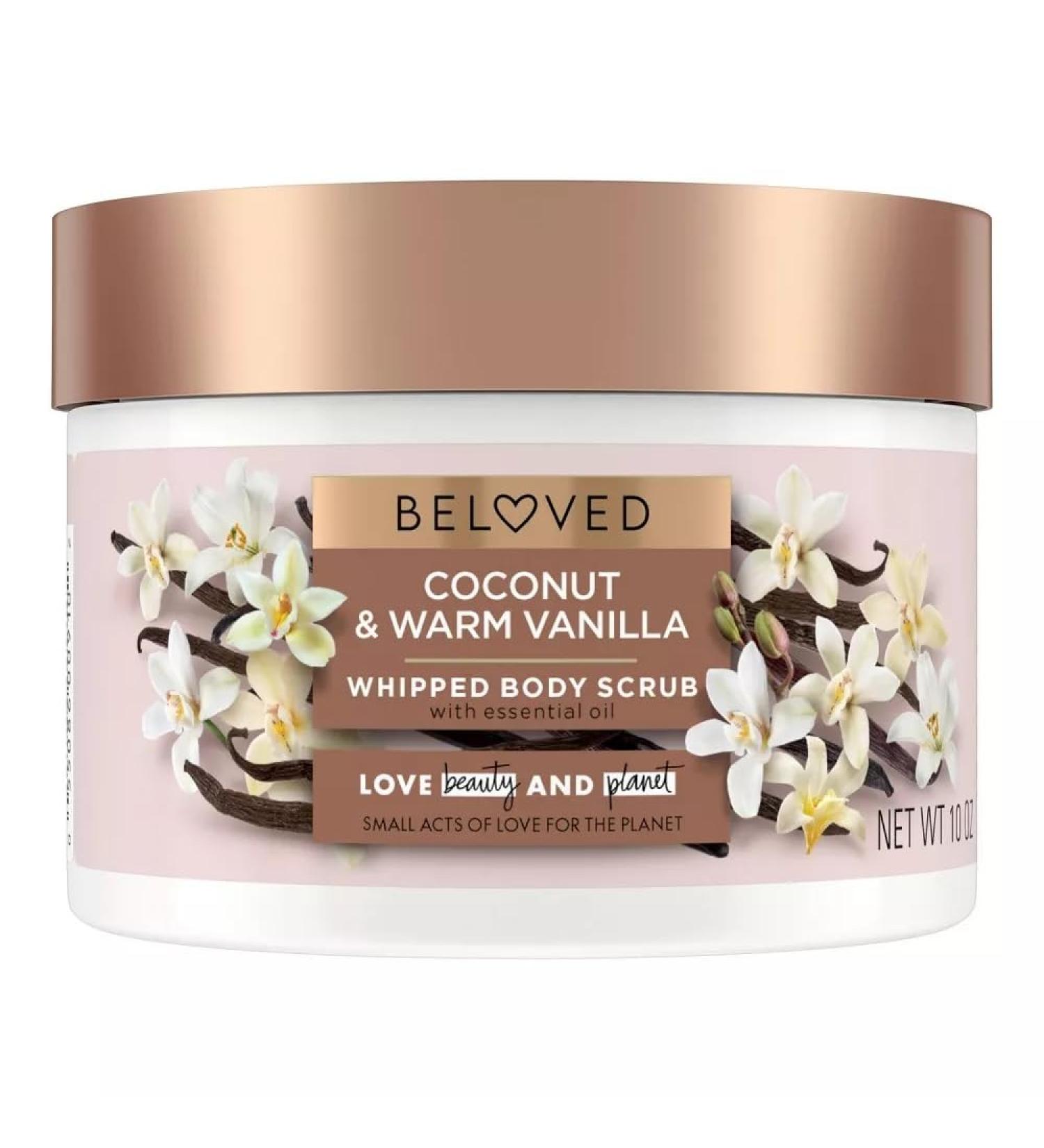Love Beauty and Planet Whipped Body Scrub - 10 OZ Coconut & Warm Vanilla | Nourishing Exfoliation for Soft Skin - International Shipping Available - Buy Online on GoSupps.com