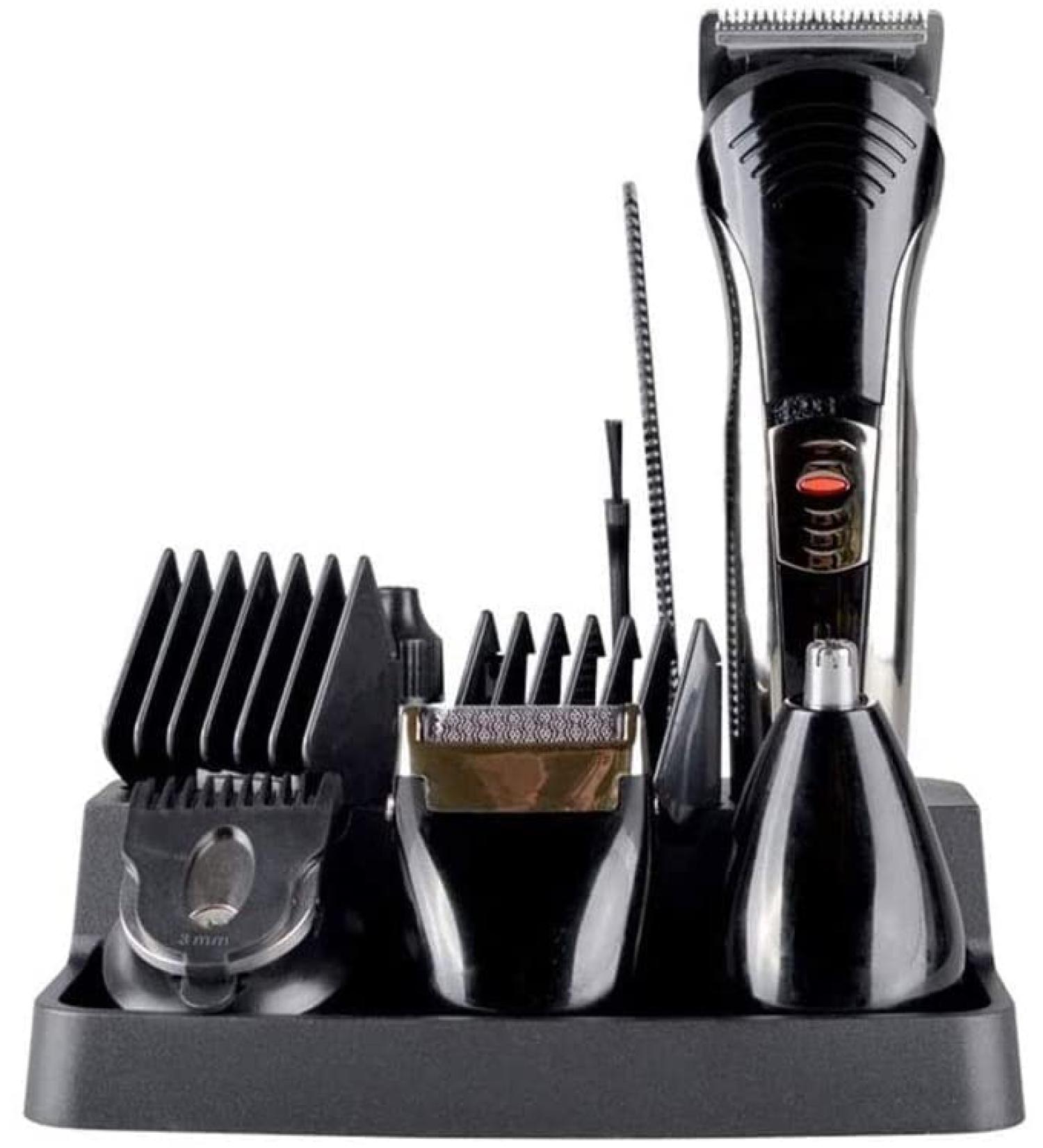 Buy Cordless Men's Beard Trimmer - Multi-Function Electric Hair Clipper for Barbers & Stylists | Powerful Rotary Motor | On-the-Go Grooming - Buy Online on GoSupps.com