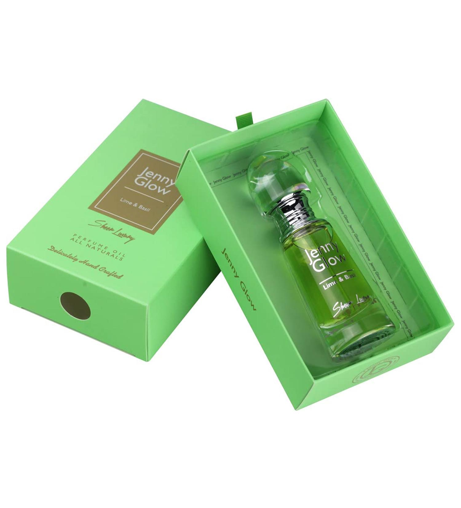 LIME & BASIL 20 ML/ .67 OZ SKIN & BODY ALCOHOL FREE PERFUME OIL All NATURAL NON-DRYING BY JENNY GLOW UNISEX FOR MEN & WOMEN FRAGRANCE ESSENTIAL SCENTED OIL GIFT FOR HER