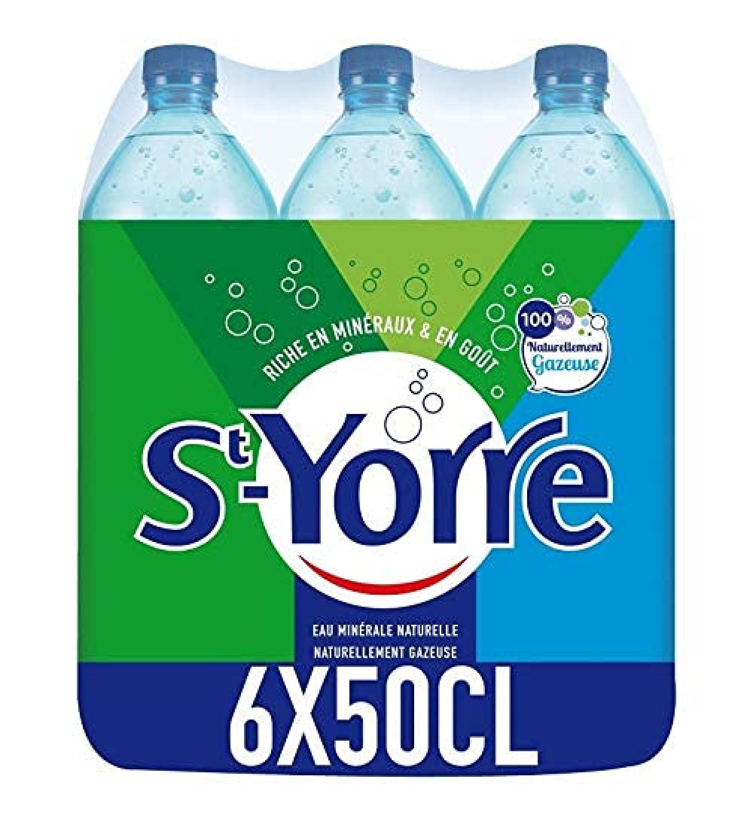 Saint Yorre Natural Mineral Water Sparkling 6 x 50 ml