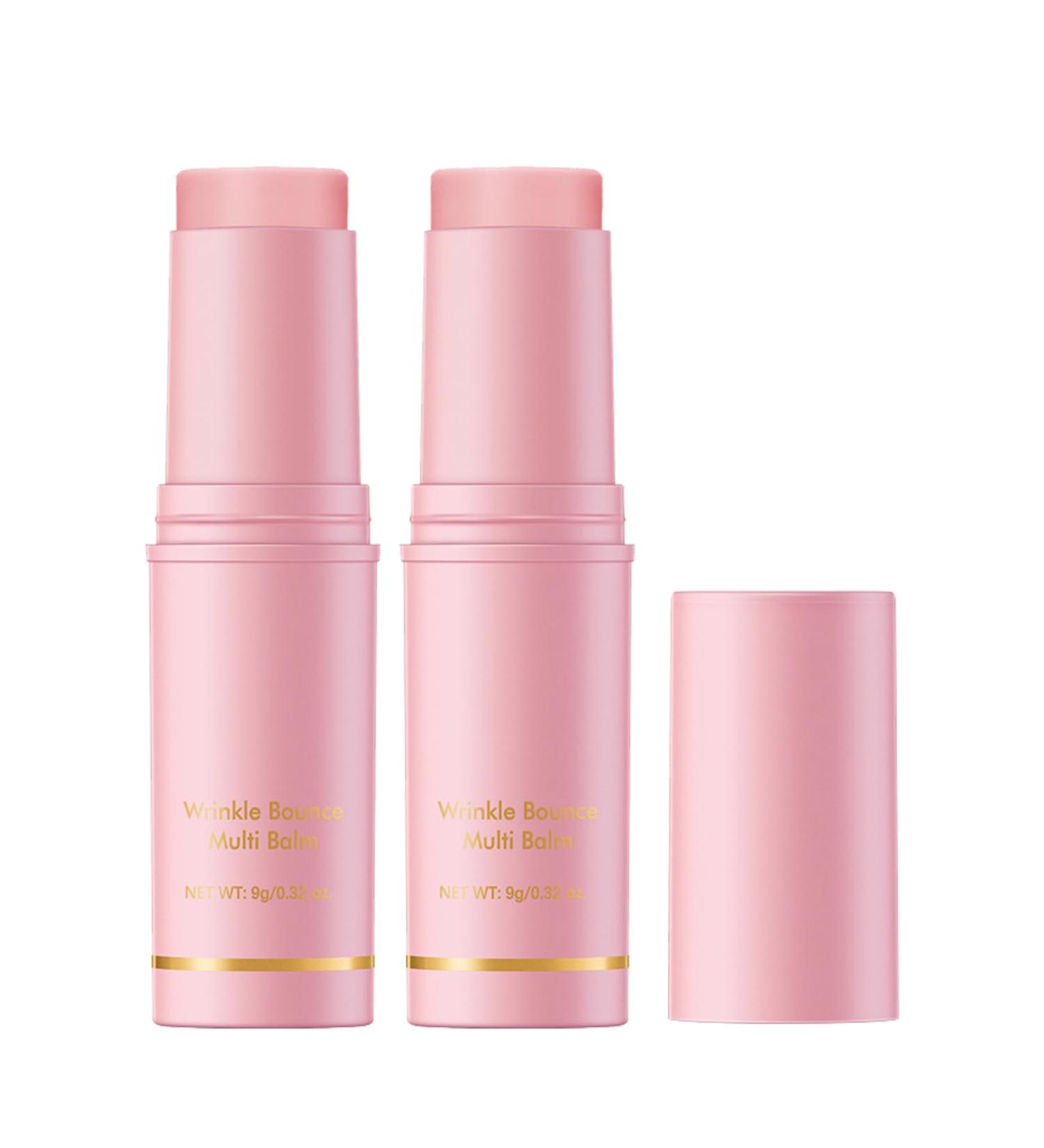  YOENBG Set of 2 multi-ply collagen sticks - Collagen stick - Moisturizing balm for face eyes lips and neck - Deep anti-wrinkle treatment - Buy Online on GoSupps.com