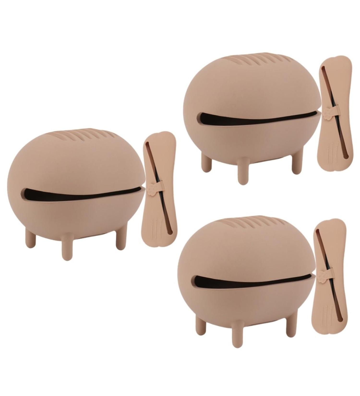 Ipetboom 3 Sets Silicone Beauty Tools Silica Gel Makeup Set Travel Beauty Egg - Buy Online on GoSupps.com