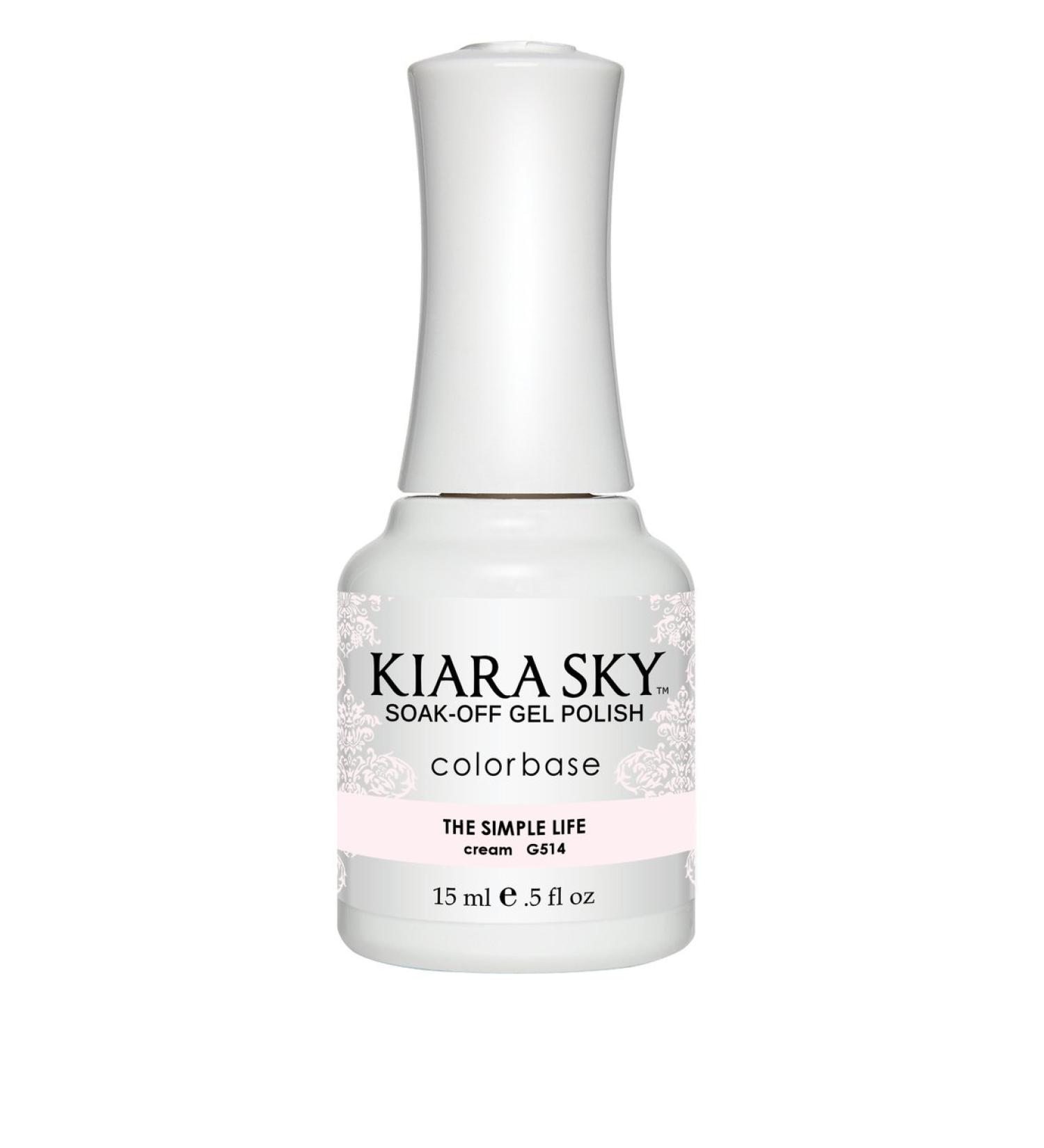 Kiara Sky Soak Off Gel Polish - (The Simple Life) Sky 0.5 Fl Oz (Pack of 1)