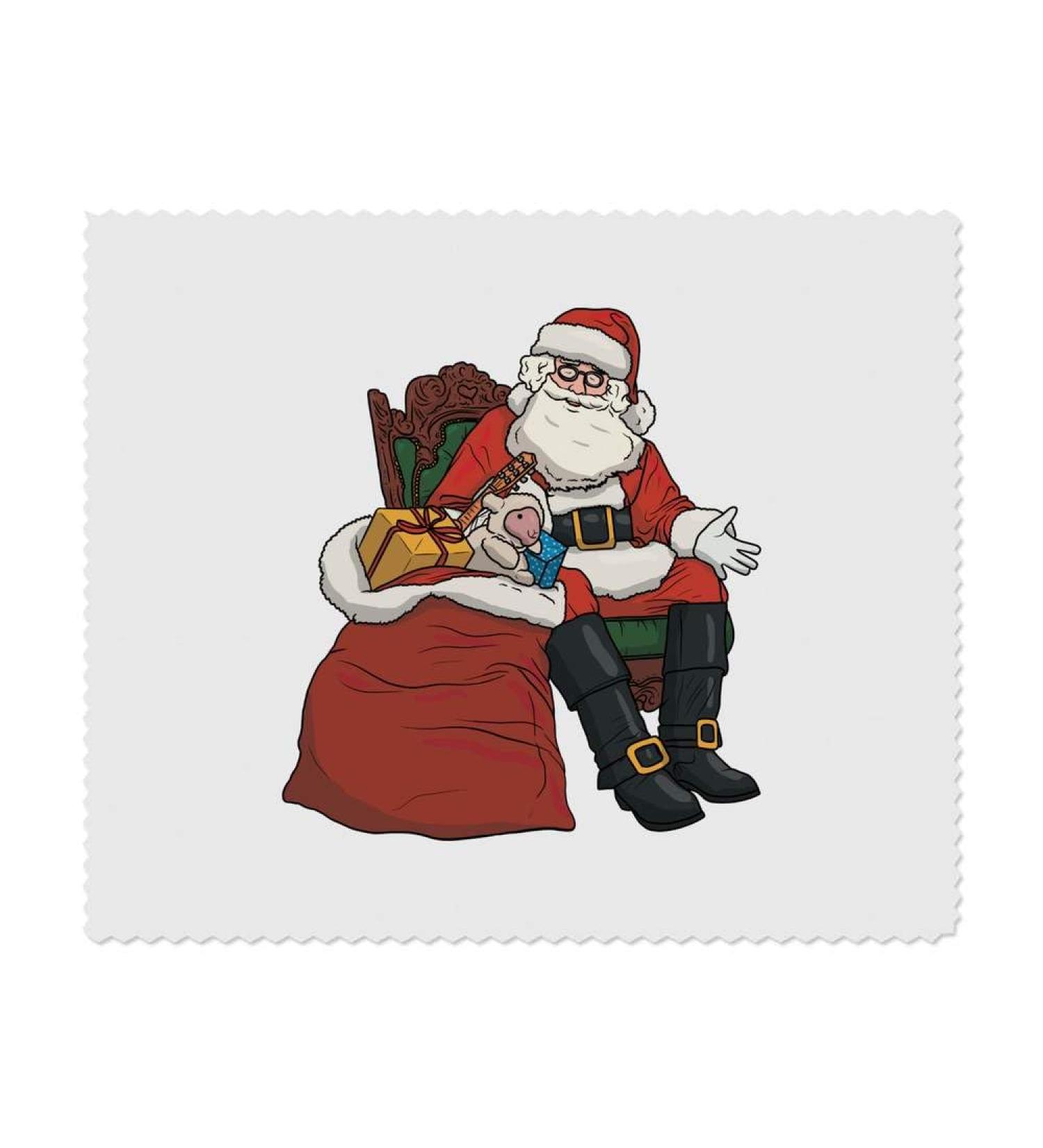 Buy 2 x Santa Claus Microfiber Lens Cleaning Cloths | Premium Glasses Cleaner | International Shipping - Buy Online on GoSupps.com