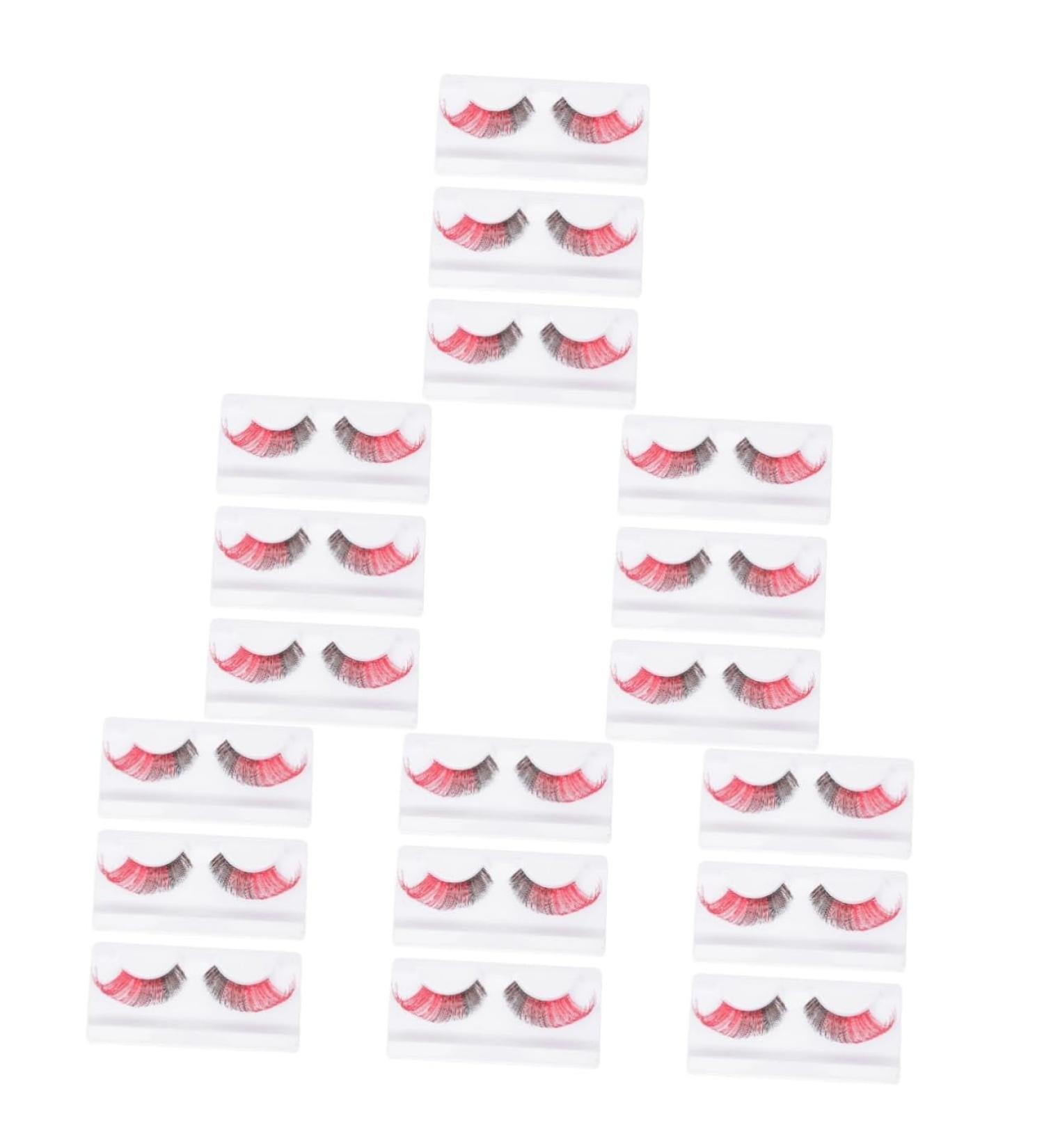 minkissy 18 Pairs Halloween False Eyelashes Faux Eyelashes Eye Lashes Extension for Halloween Fake Lash False Eyelashes Magnetic Makeup Lashes Miss Extend Imported Fiber Super Long - Buy Online on GoSupps.com