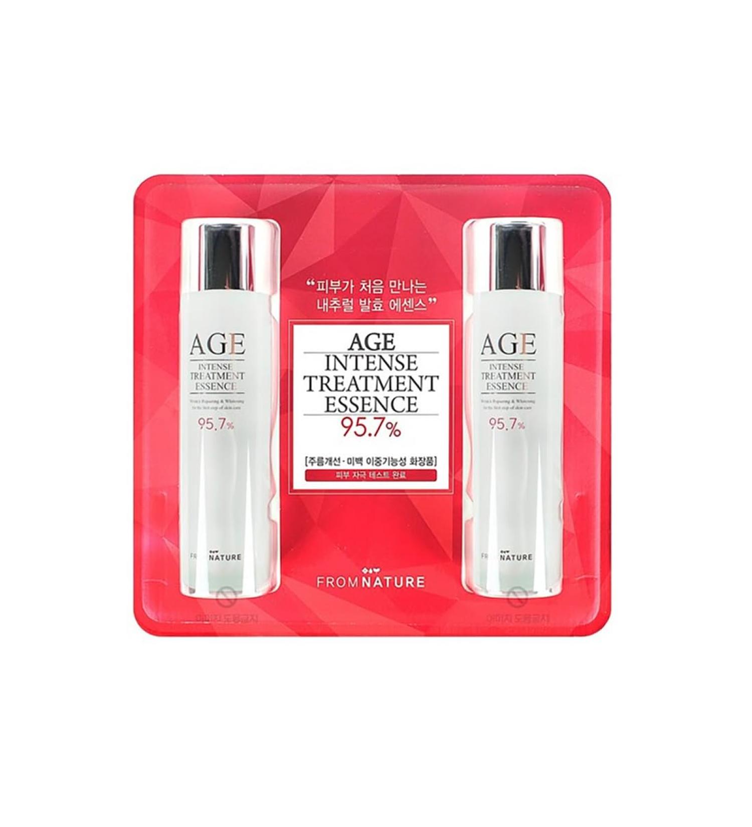  FROM NATURE AGE Intense Treatment Essence 150ml x 2 | Anti-Wrinkle Facial Essence | Korean Skincare | Hydrating & Skin-Smoothing Formula - Buy Online on GoSupps.com