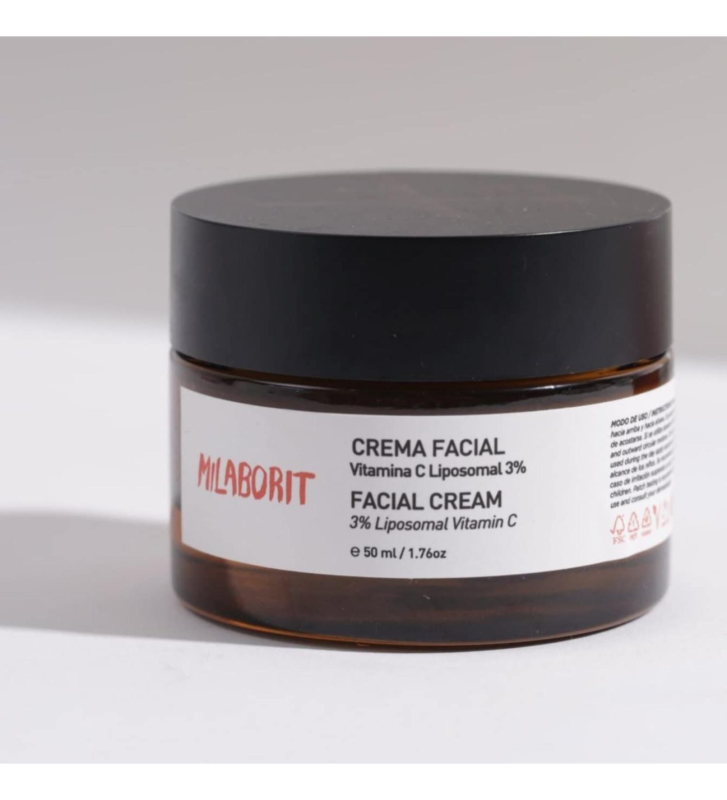 3% Vitamin C Face Moisturizer - Anti-Aging Brightening Cream | Vegan Clean & Cruelty-Free | Thyme Blueberry & Cucumber Extracts | 2 fl oz - International Shipping - Buy Online on GoSupps.com