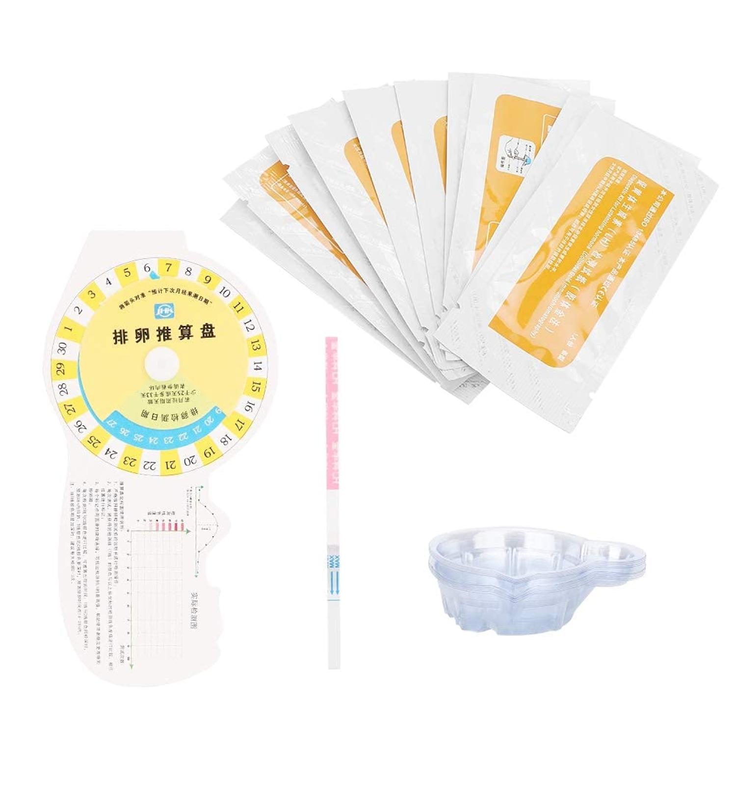 Pregnancy Test Strips 10pcs - Rapid & Accurate Adult Female Home Pregnancy Test Kit - Buy Online on GoSupps.com