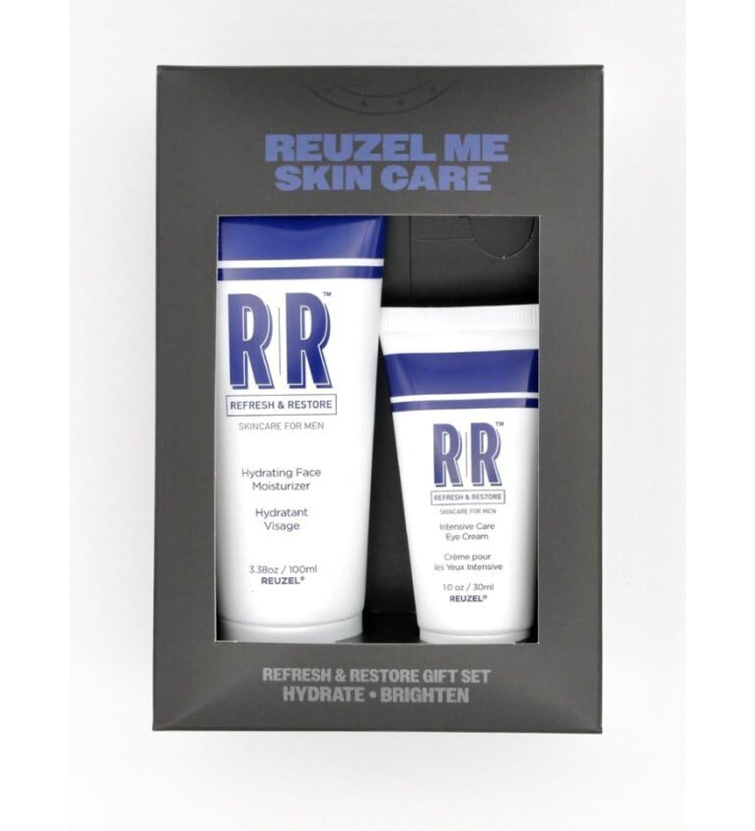 REUZEL Routine Box Skincare Set - Renew & Hydrate Eye Cream & Face Moisturizer | Lightweight Non-Greasy Formula | International Shipping Available - Buy Online on GoSupps.com