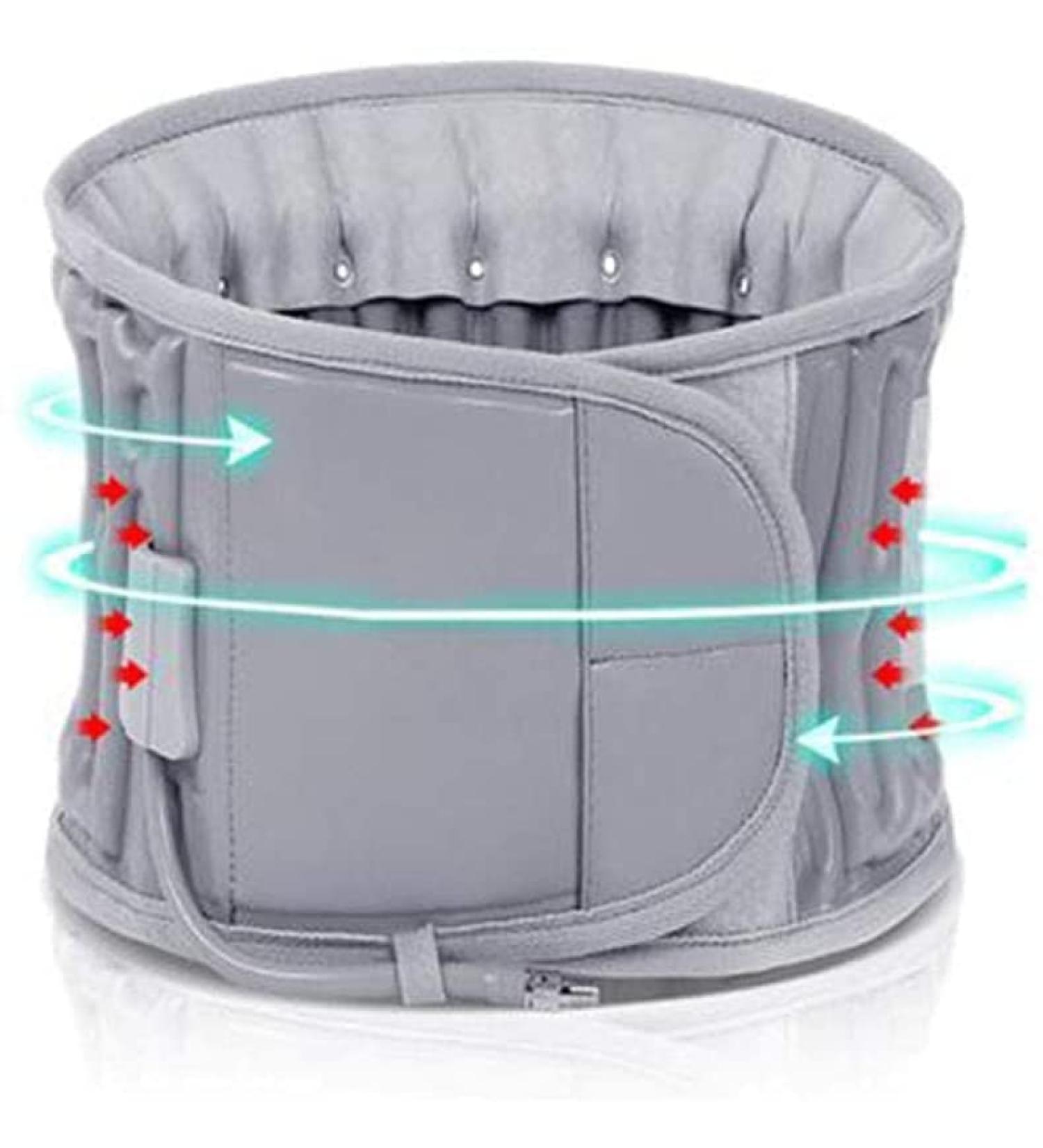 Prujoy Inflatable Back Support Belt | Decompression Traction Device for Lower Lumbar Pain Relief - Buy Online on GoSupps.com