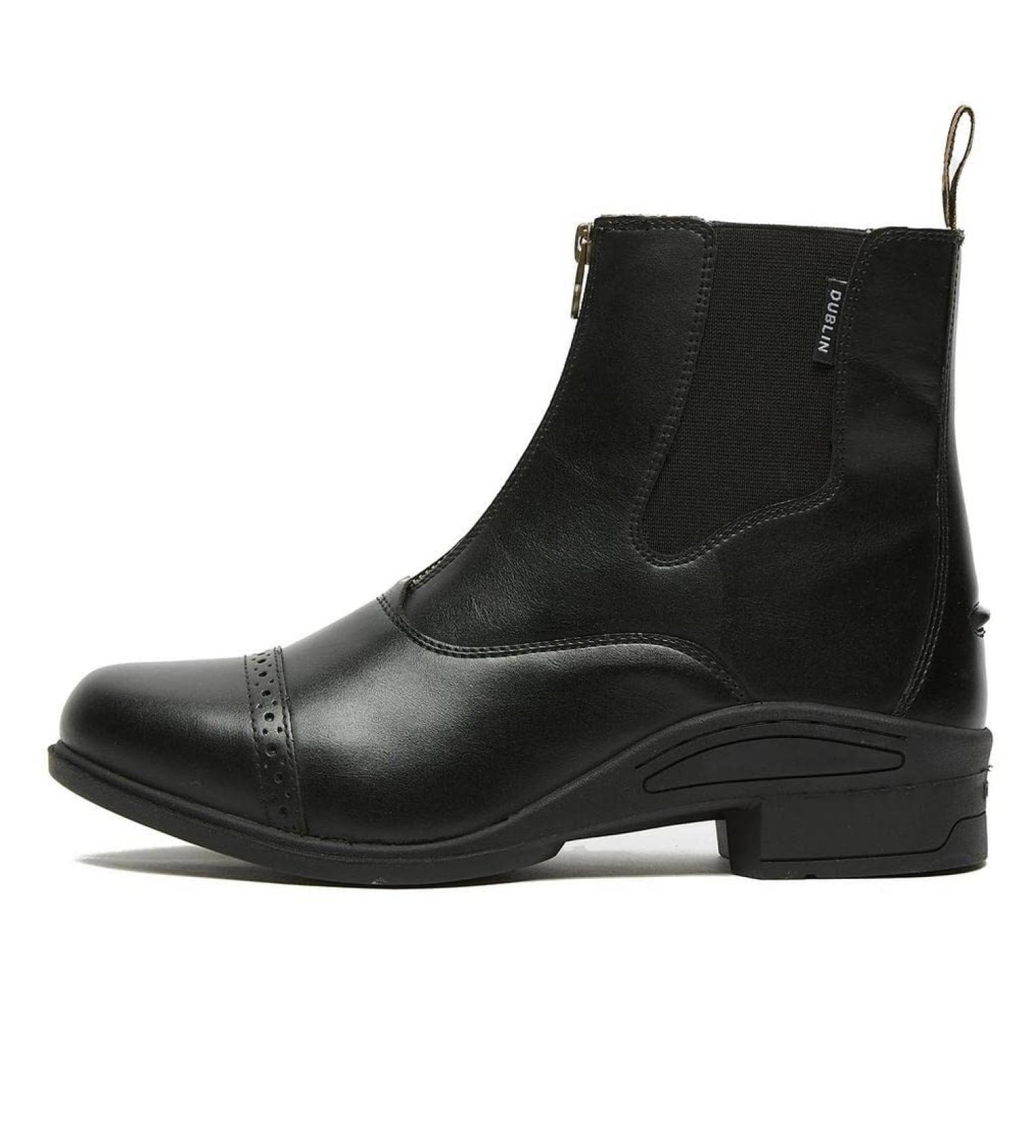 Dublin Ladies Altitude Zip Paddock Boots Black 6 - Premium Equestrian Footwear - Buy Online on GoSupps.com