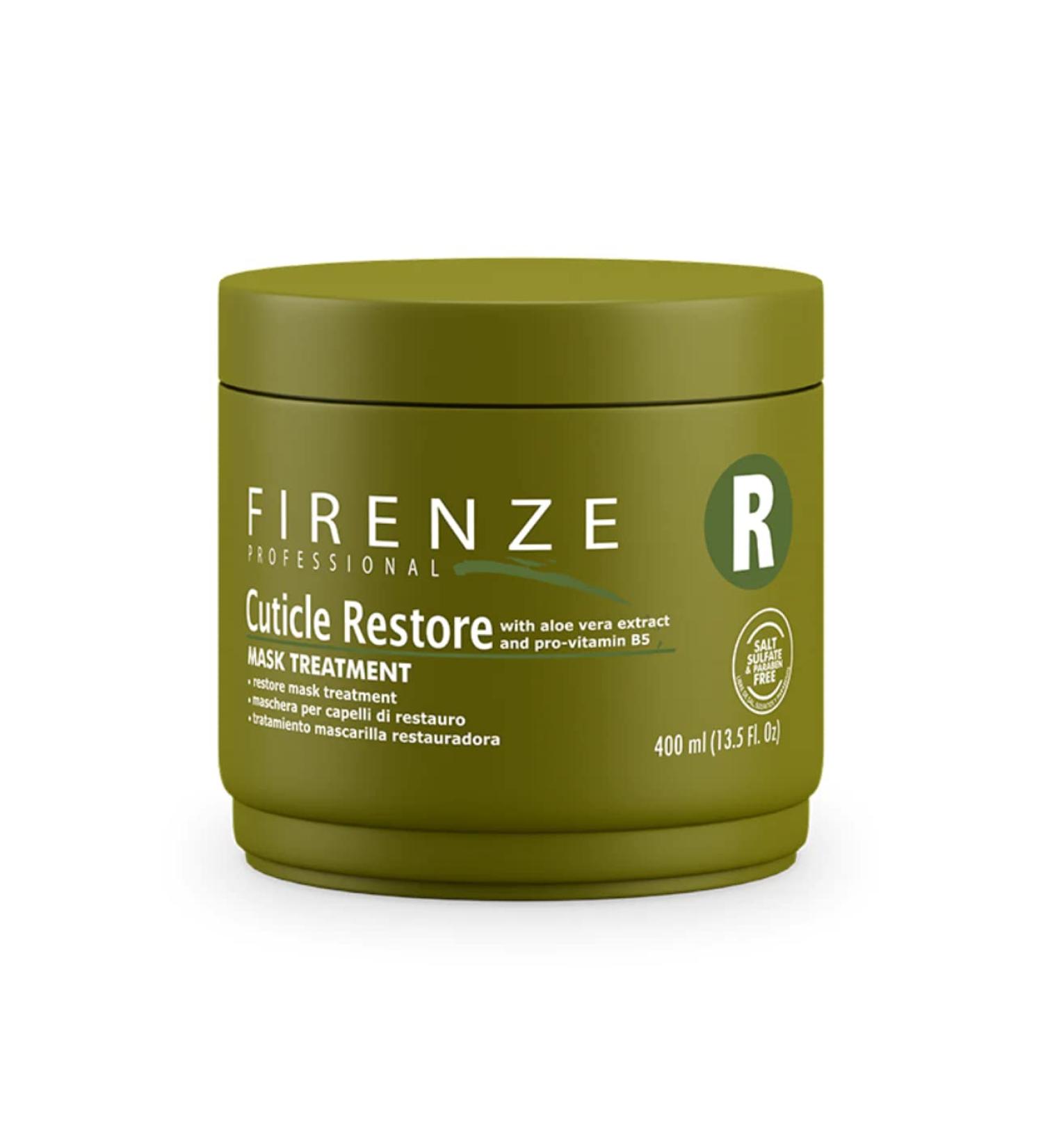 Firenze Professional Cuticle Restore Mask Treatment 13.5 oz | Salt, Sulfate & Paraben Free | Includes Free Red Gift Bag - Buy Online on GoSupps.com