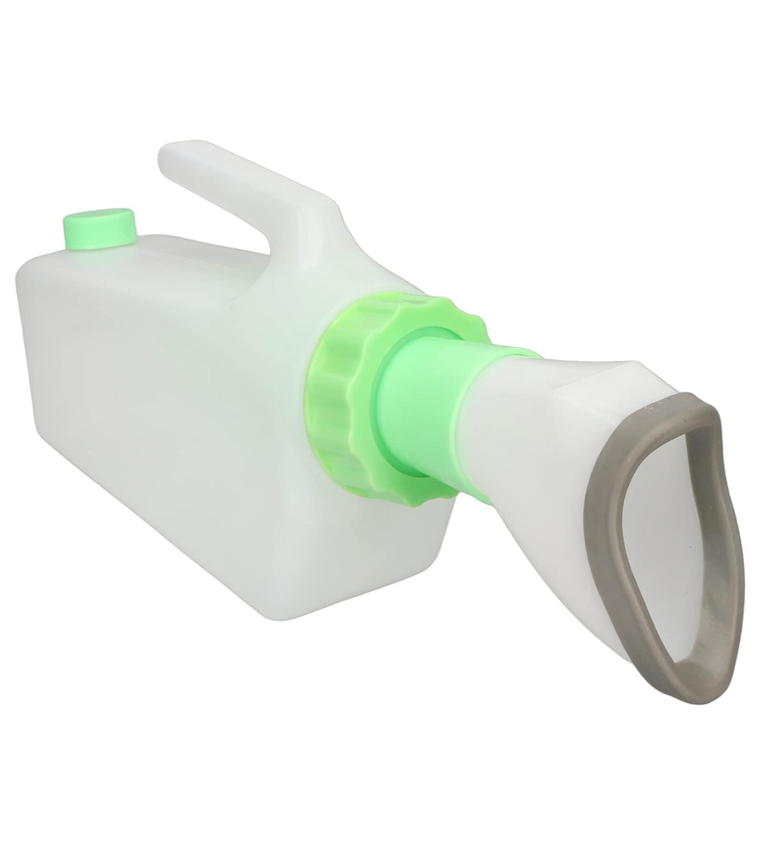 Urine Bottles Male Women Bedpan Bottle Large Prevent Leakage Capacity Portable Bedpan Bottle for Travel 1000ml - Buy Online on GoSupps.com