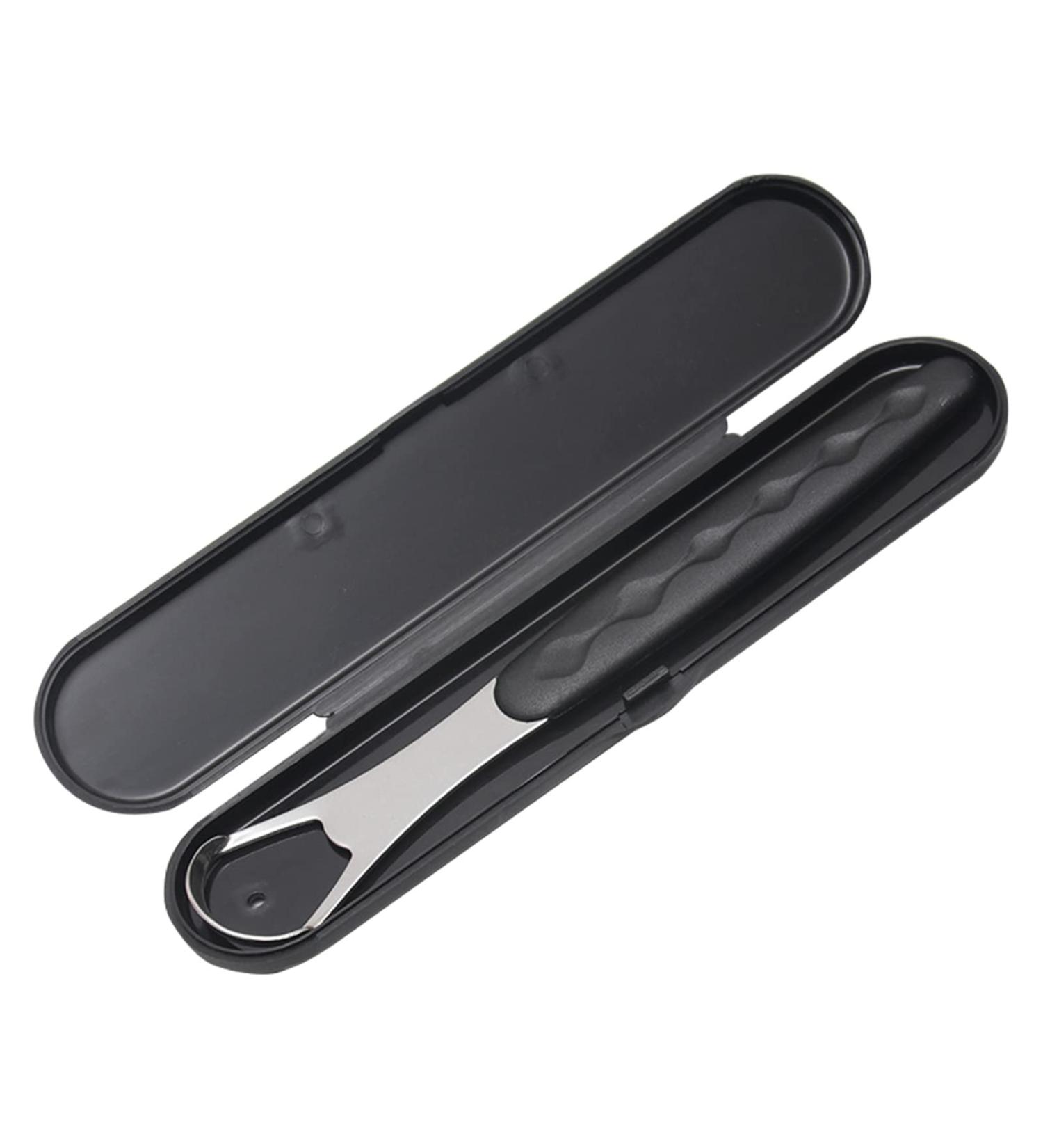 Sunydog Stainless Steel Tongue Scraper - Double-Sided Curved Shape for Adults & Kids | Improve Oral Hygiene & Freshen Breath - Buy Online on GoSupps.com