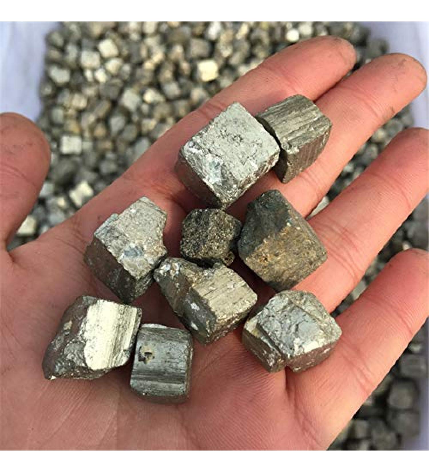 100g Mass Sale Natural Rock Crystal Tumbled Stone Chalcopyrite Crystal Stone for Decoration - Buy Online on GoSupps.com