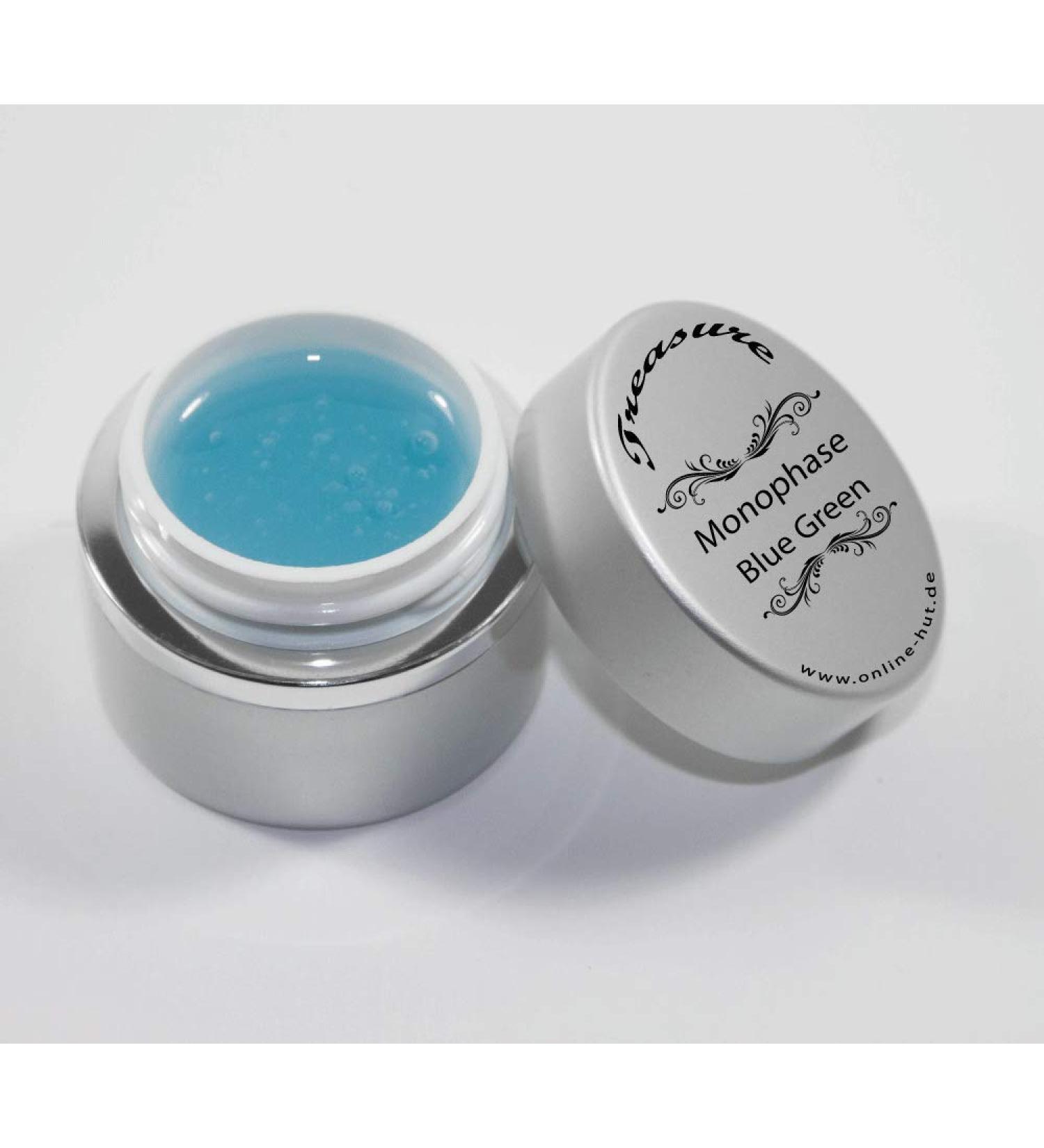 online-hut 30 ml Treasure Monophase Gel Blue Green