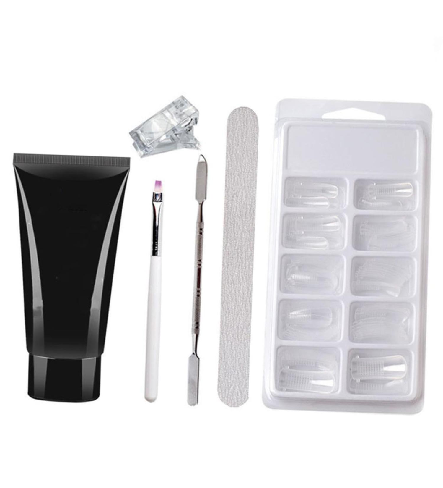 MAGICLULU 2 Sets Nail Extension Glue Set Nail Lengthen Kit Nail Extension Gel Nail Builder Gel Kit Gel Extension Nail Kit Poly Nail Gel Slip Solution Nail Polish Plastic Manicure - Buy Online on GoSupps.com