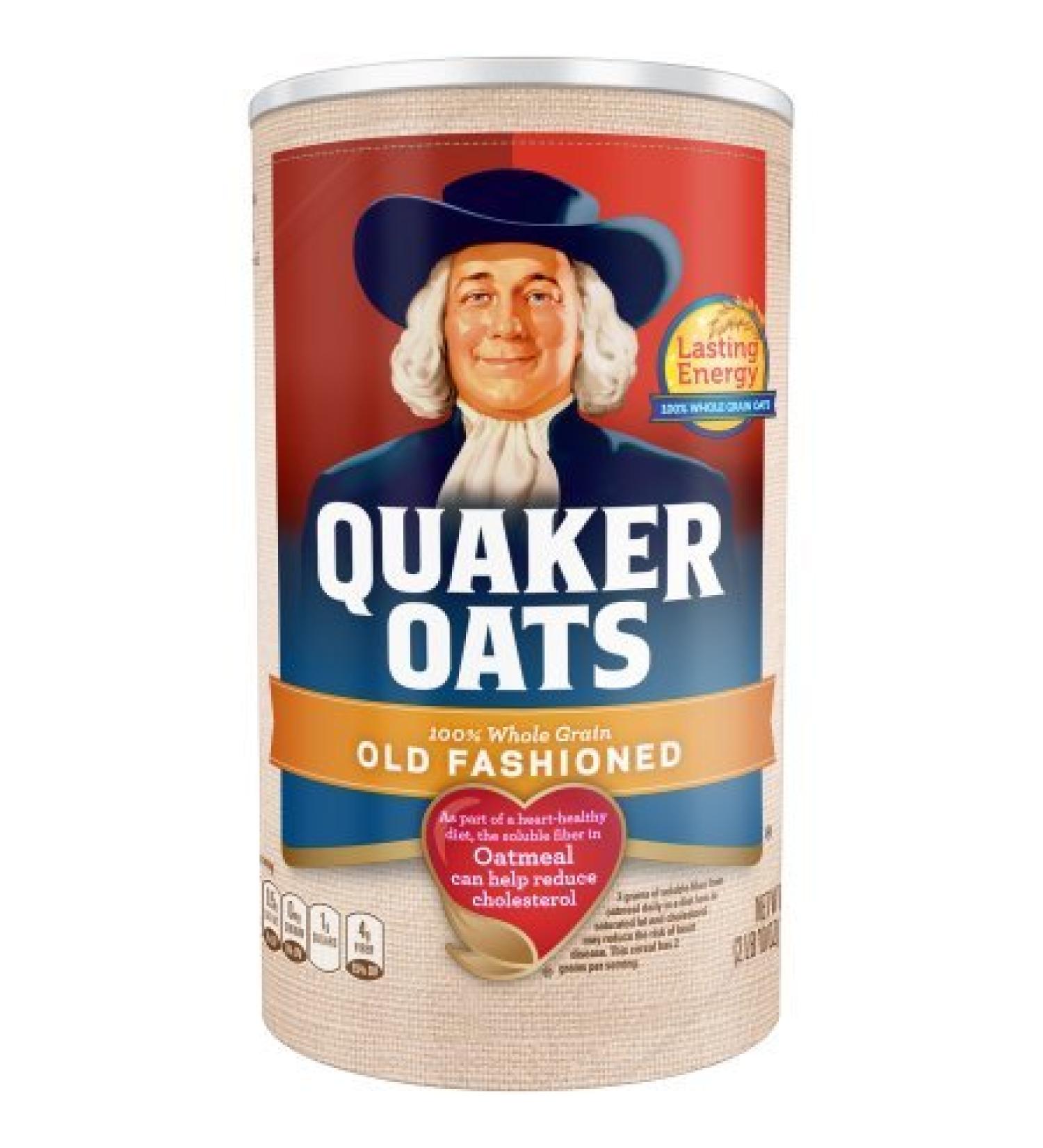 Quaker Oats Old Fashioned Oatmeal Breakfast Cereal 42 Oz - 2 Canisters (2.62 lb Pack) - Buy Online on GoSupps.com