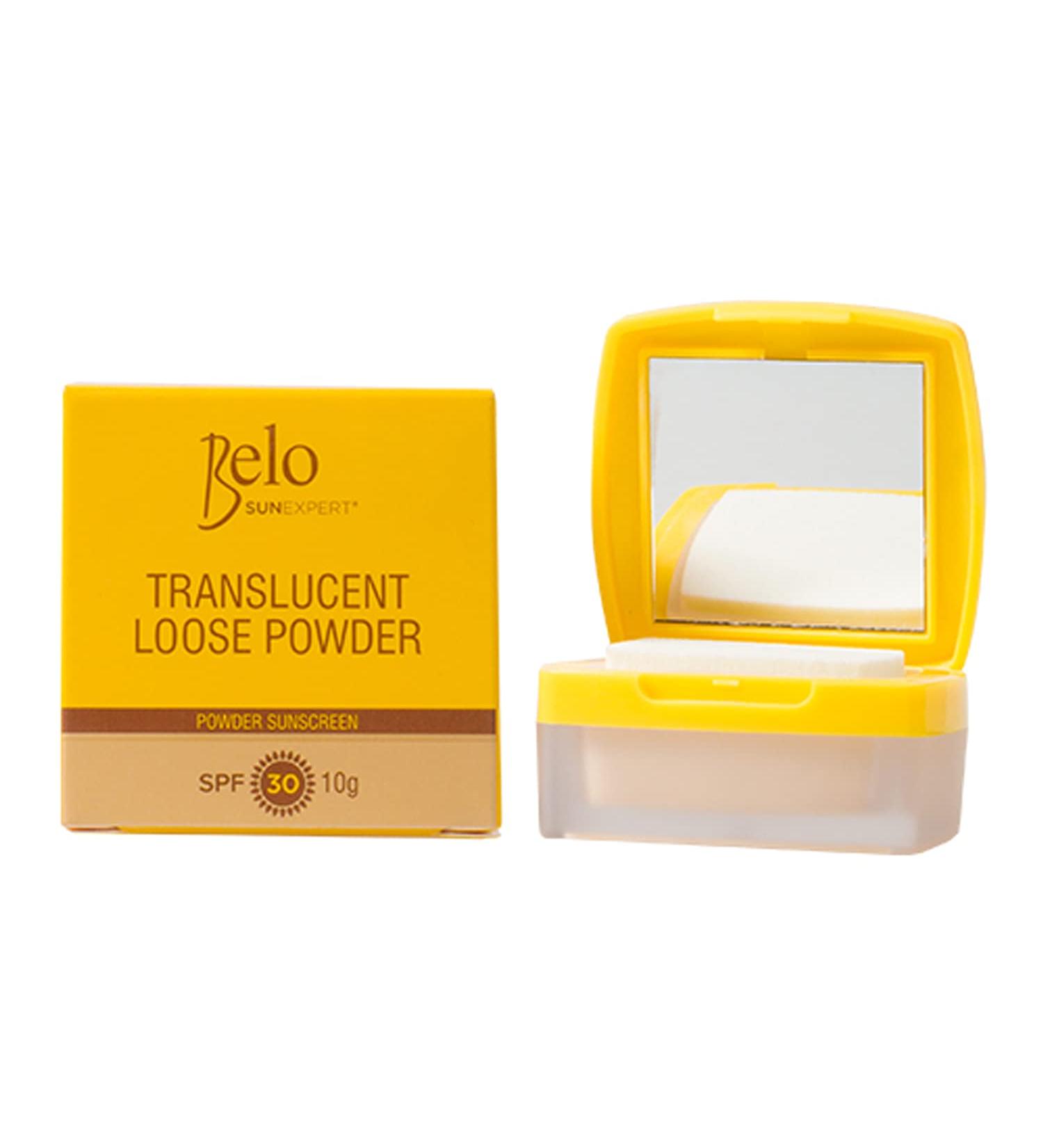 BELO Sunexpert Translucent Loose Powder Sunscreen SPF30 10g - Lightweight Protection - Buy Online on GoSupps.com