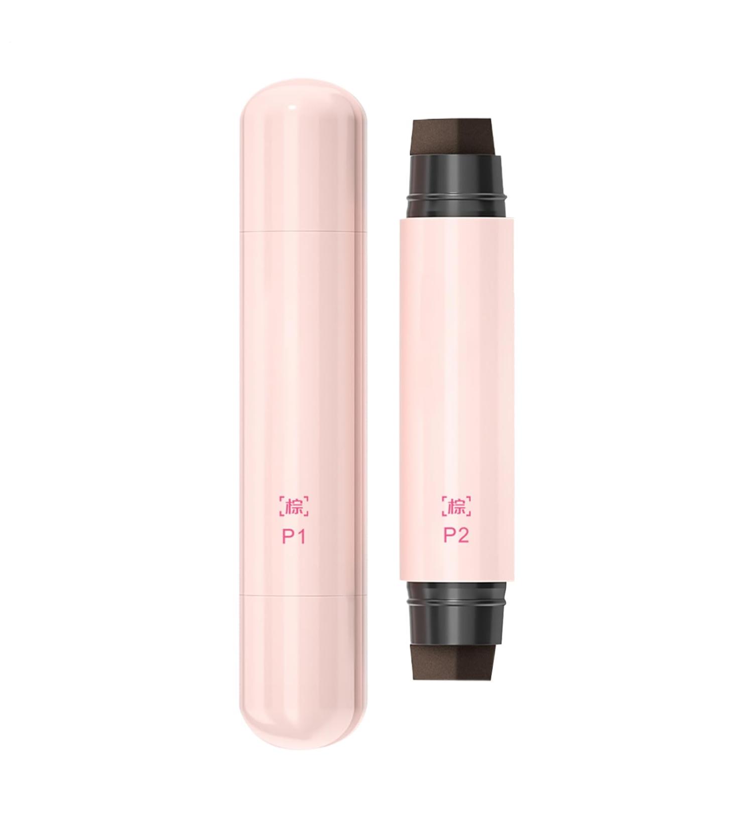 GkgWuxf Eye End Stamp2Point Eye Makeup Stamp for Eyeliner Smudge Free All Day Portable Cosmetic Precision Template for Women and Beginners Brown - Buy Online on GoSupps.com