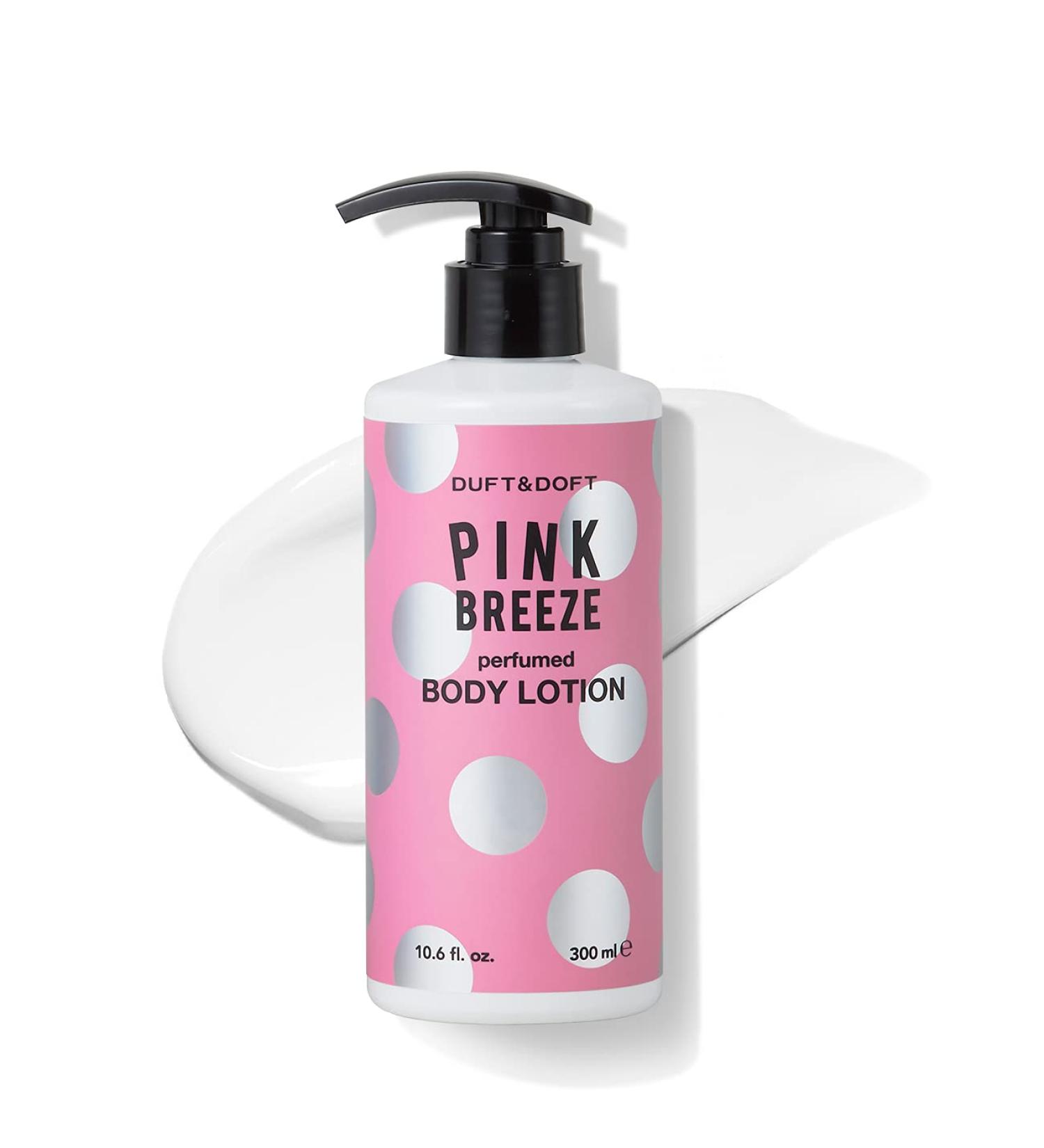 DUFT&DOFT Pink Breeze Moisturizing Body Lotion - Nourishing Coconut & Camellia Oil - 10.6 fl. oz - Refreshing Skin Care for Dry Skin - Buy Online on GoSupps.com