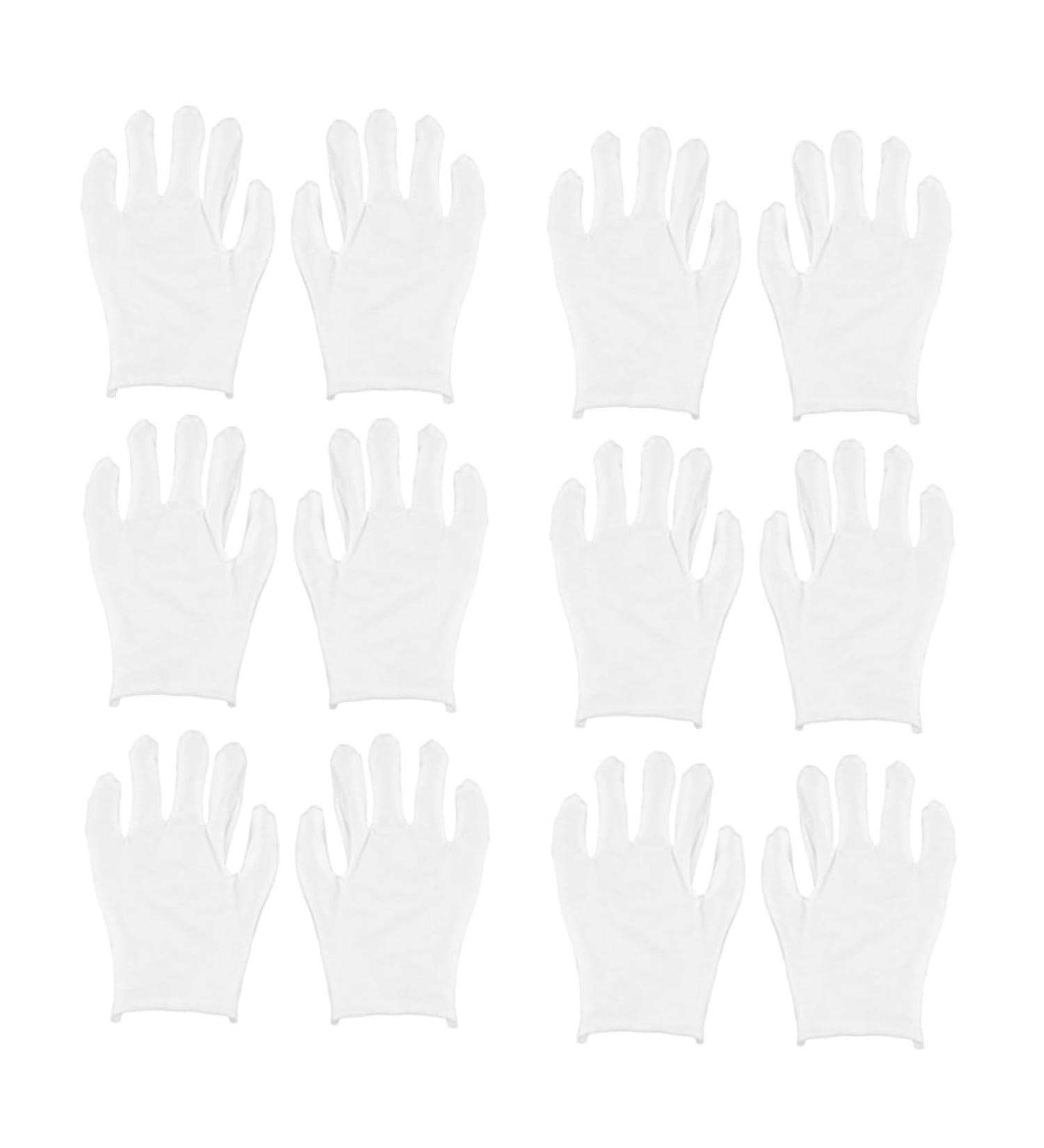 Beaupretty 20 Pair Jersey Gloves Inspection Gloves Cotton Gloves for Gloves for Ceremony Soft Cotton Gloves moisturizing Gloves Warm Work Gloves Women's White Film Dry Hands 23X13cm White - Buy Online on GoSupps.com