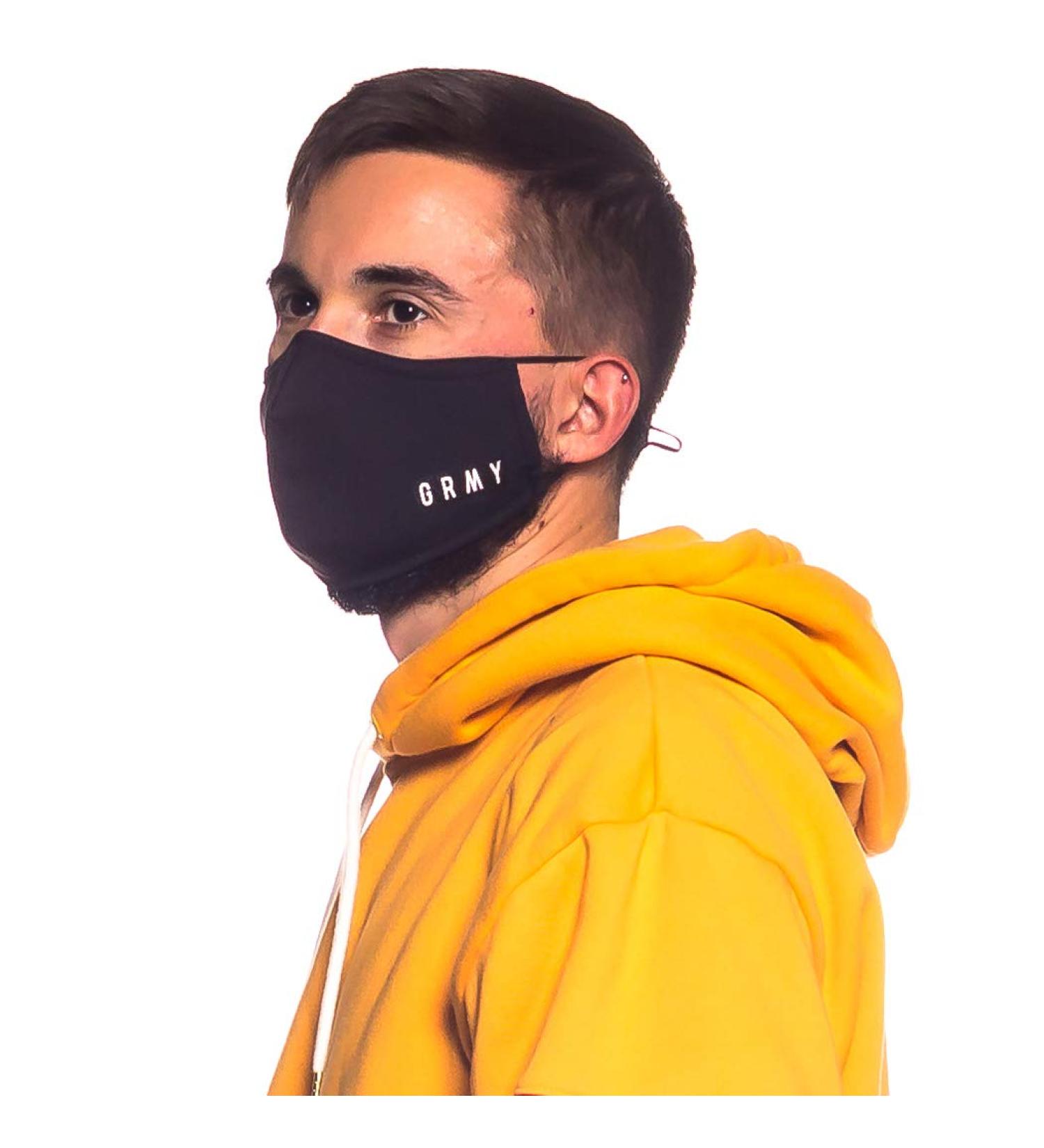 Mascarilla Grimey Box Logo FW20 Black - Stylish & Durable Face Mask for Worldwide Shipping - Buy Online on GoSupps.com