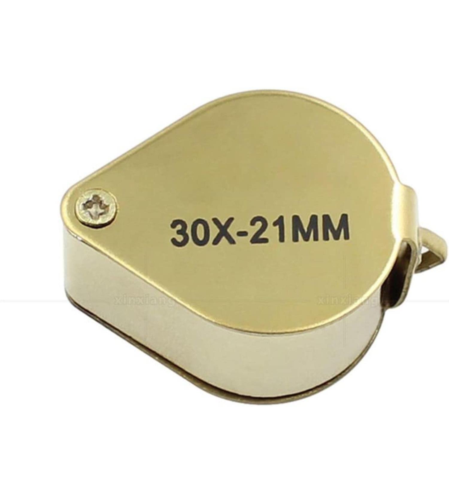 Professional Portable 30X 21mm s Magnifier Gold Eye Loupe Stone Full of Stars - Buy Online on GoSupps.com