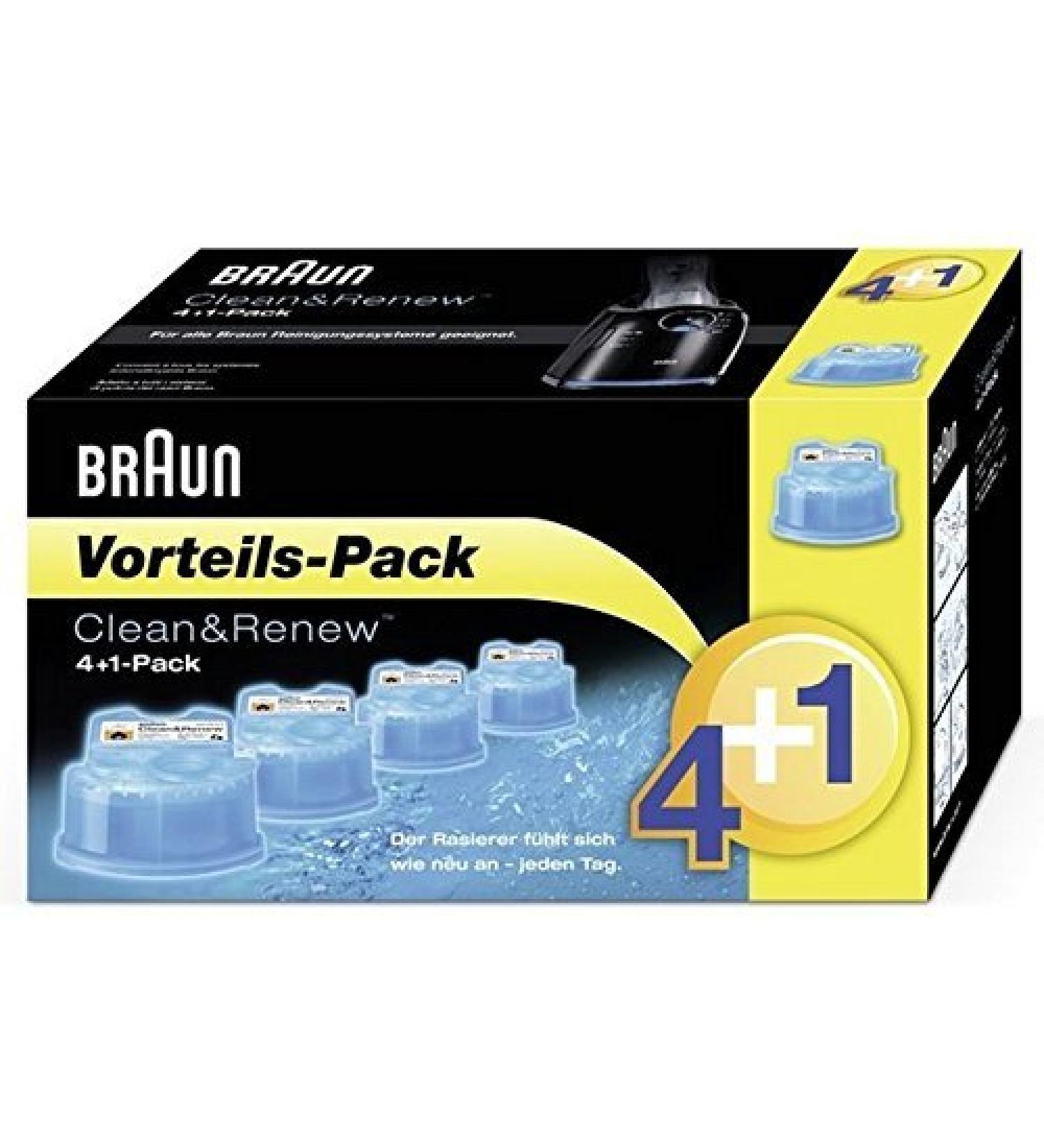 Braun CCR 4+1 Cleaning cartridges 680 ml (Pack of 1)