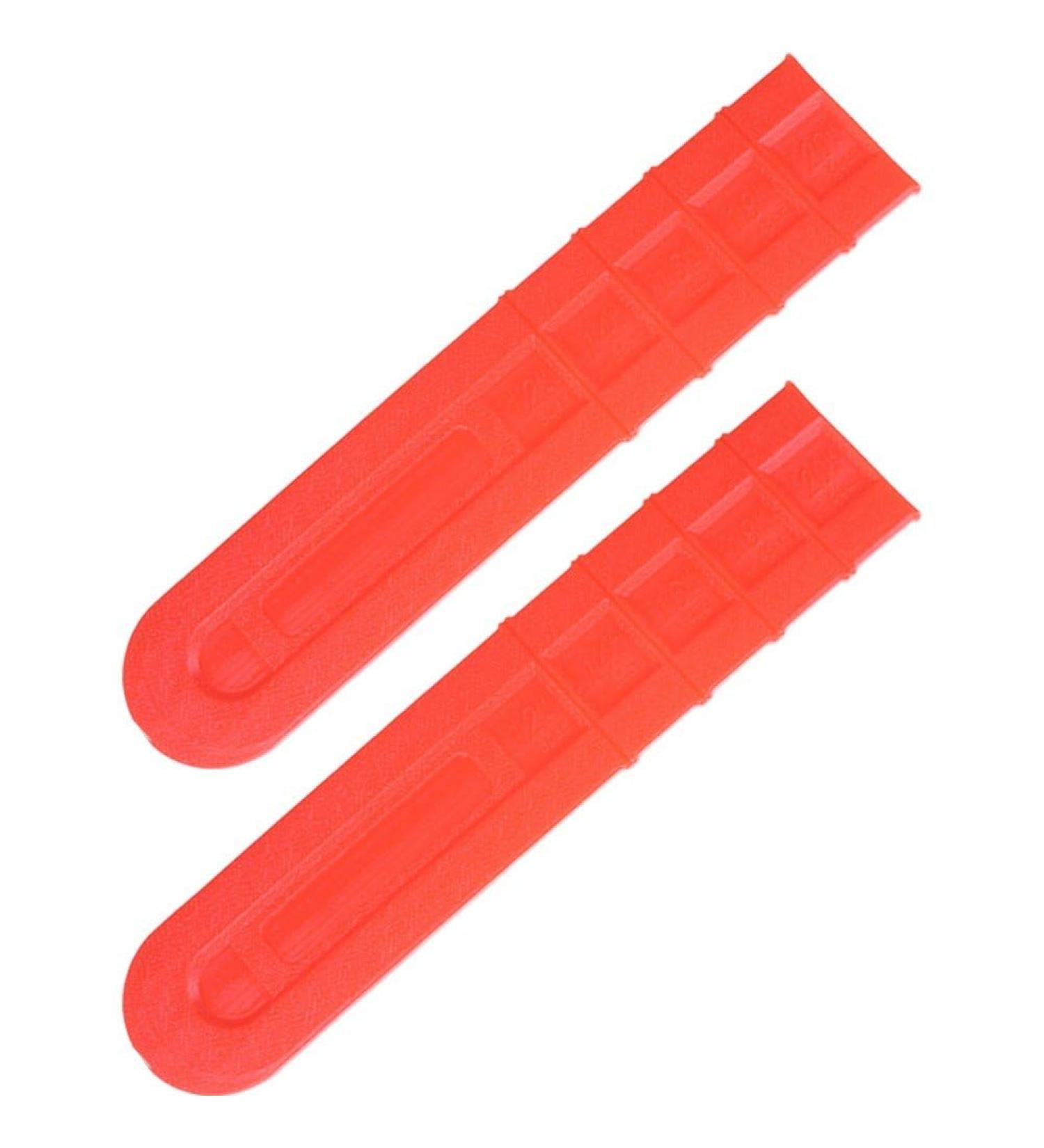 2pcs 20 Inch Chainsaw Chain Cover Plastic Chainsaw Bar Blade Protective Cover Scabbard Guide Plate Scabbard Cover for Garden Tools - Buy Online on GoSupps.com