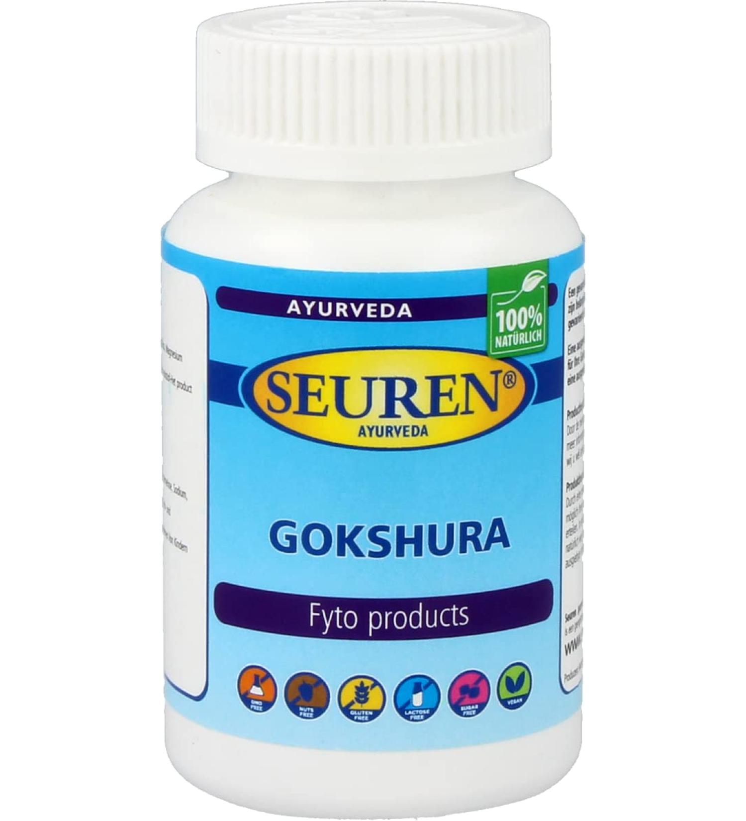 Gokshura Ayurveda 120 Tablets - Buy Online on GoSupps.com