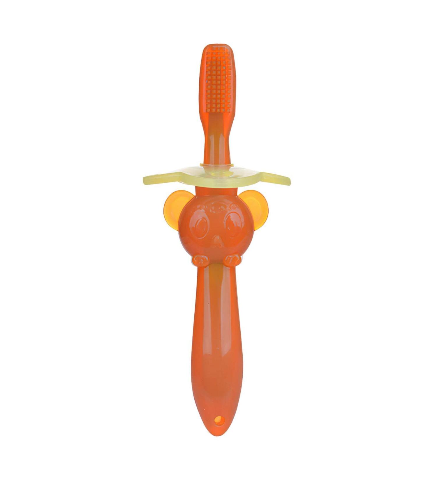 Shop Pologmase Baby Finger Toothbrush | Silicone Baby Mouth Cleaner & Bite Toy for Infants - Safe Soft & Ideal for Boys & Girls Over 6 Months - Buy Online on GoSupps.com