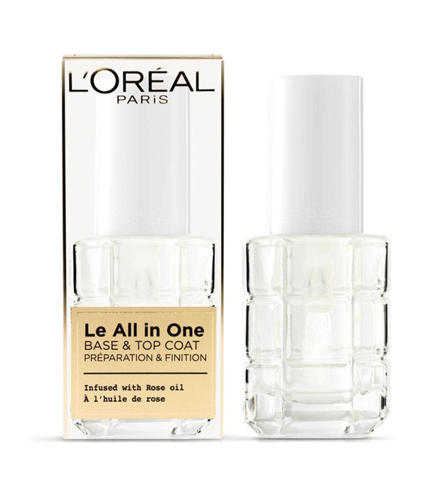 L'Oreal Paris Make Up L'huile Manicure Base with rose Oil Nail polish All in one