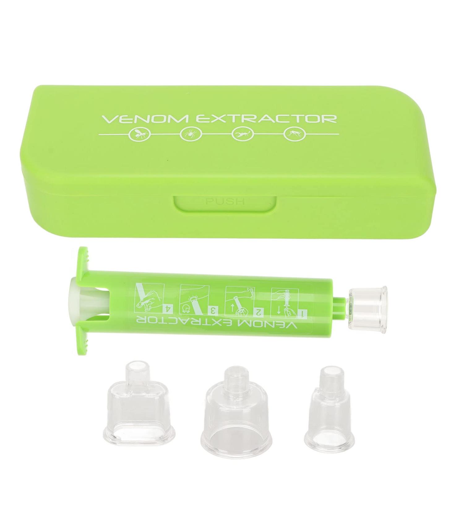 Venom Extractor for Bee Sting Relief | Kid-Friendly Itch & Swelling Relief | Green Saliva/Venom Removal Tool - Buy Online on GoSupps.com