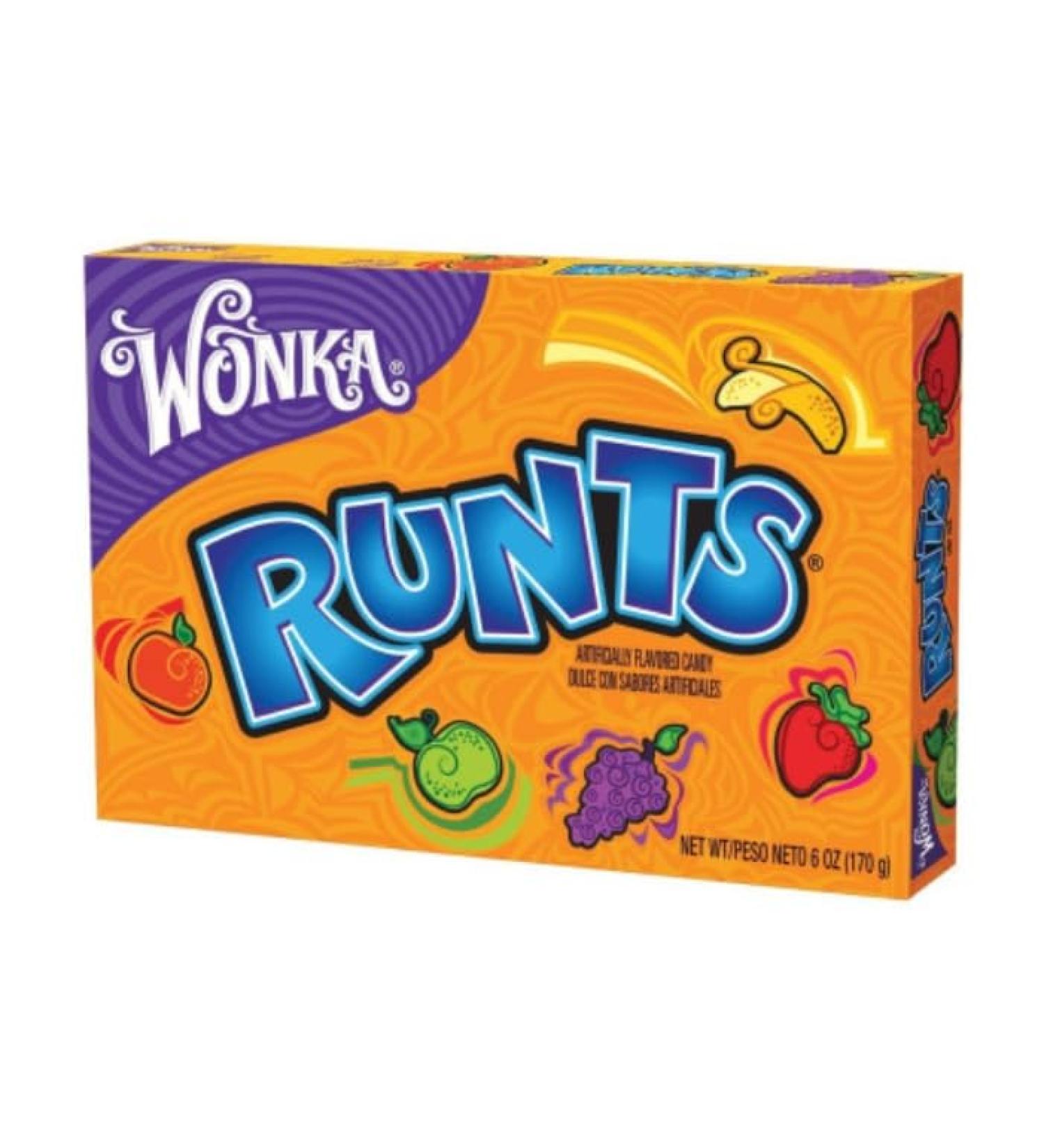 2 Pack - Runts Movie Theater Concession Box - 141.7g Each (283.4g Total)