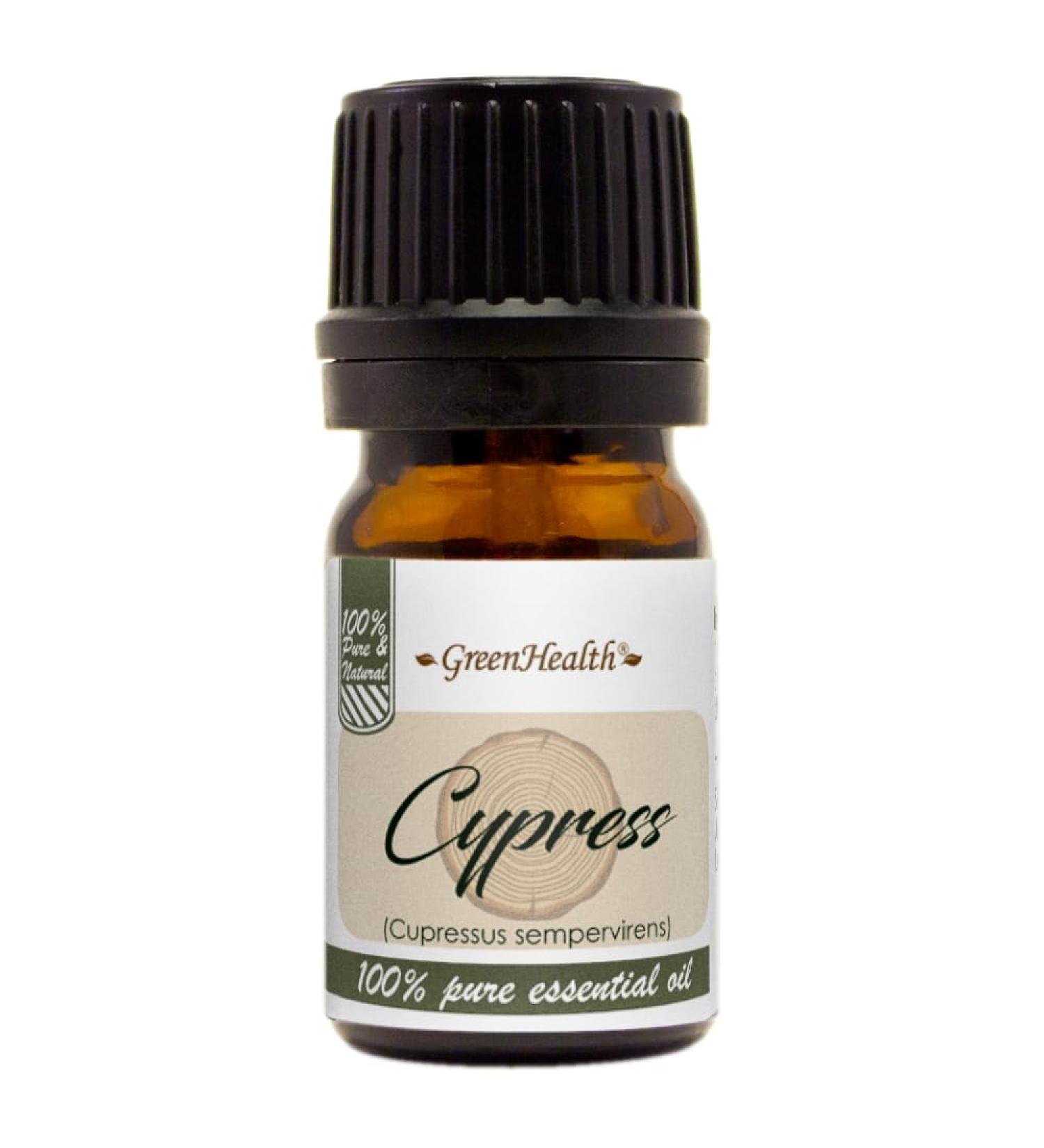 GreenHealth - 5 ml Cypress Essential Oil - 100% Pure - Buy Online on GoSupps.com