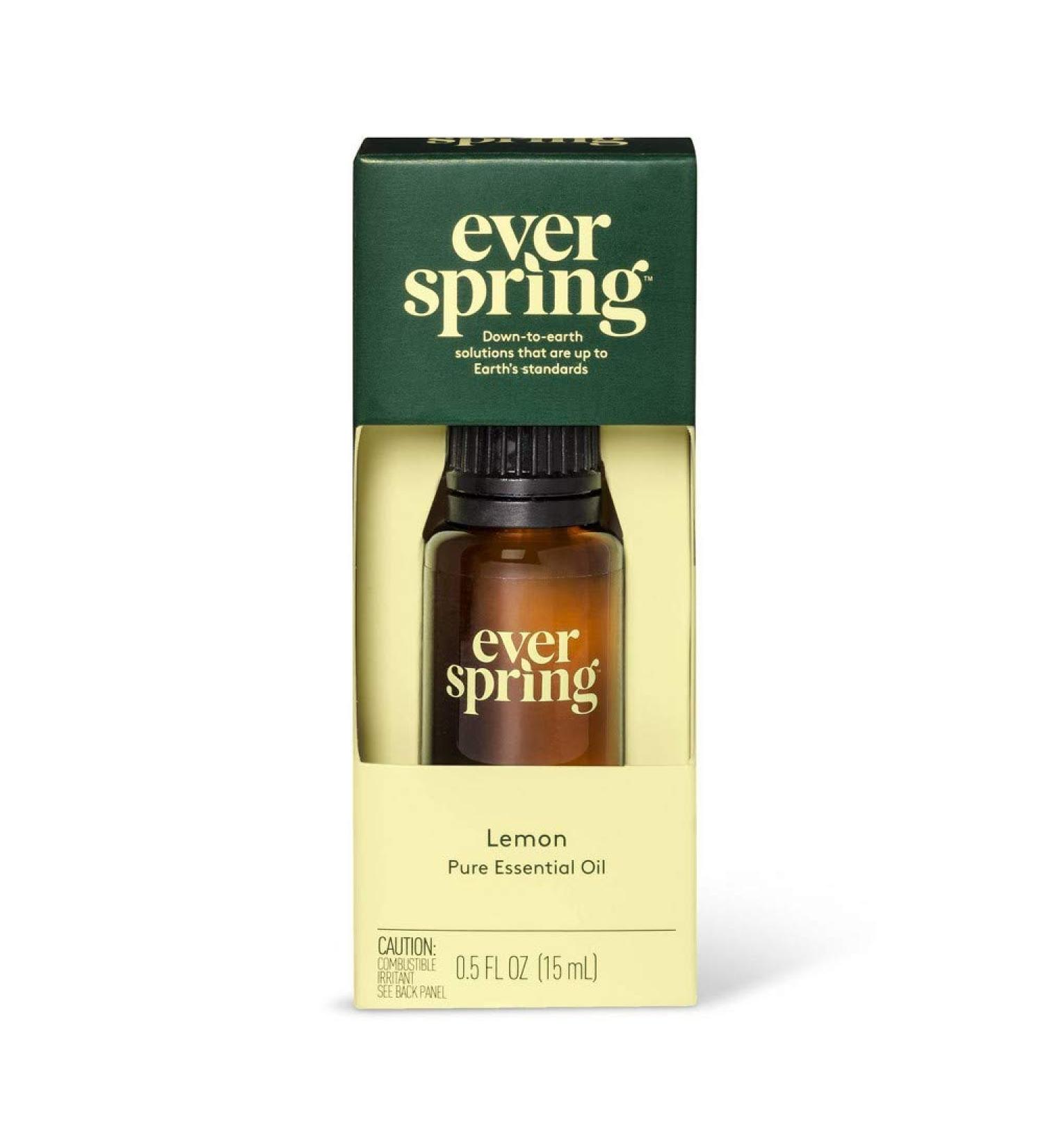 Everspring- Lemon Pure Essential Oil - 0.5 fl oz