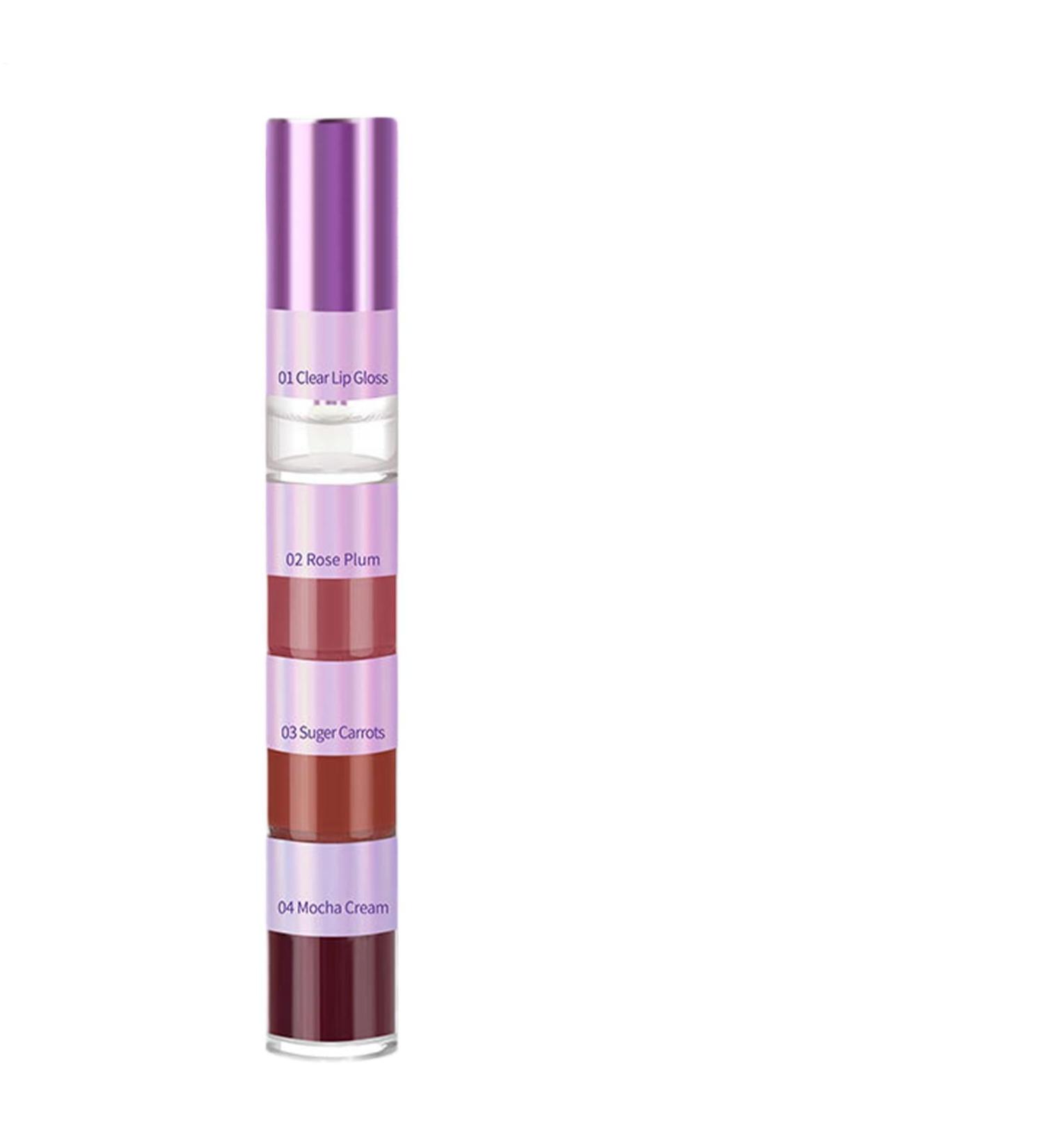 Argile Mate Pour L vres 4 En 1 Gloss Imperm able - Rouge L vres Longue Tenue Imperm able Pour Shopping R paration Fille Voyage Voyage D Affaires Sc ne Rendez-Vous R union - Buy Online on GoSupps.com