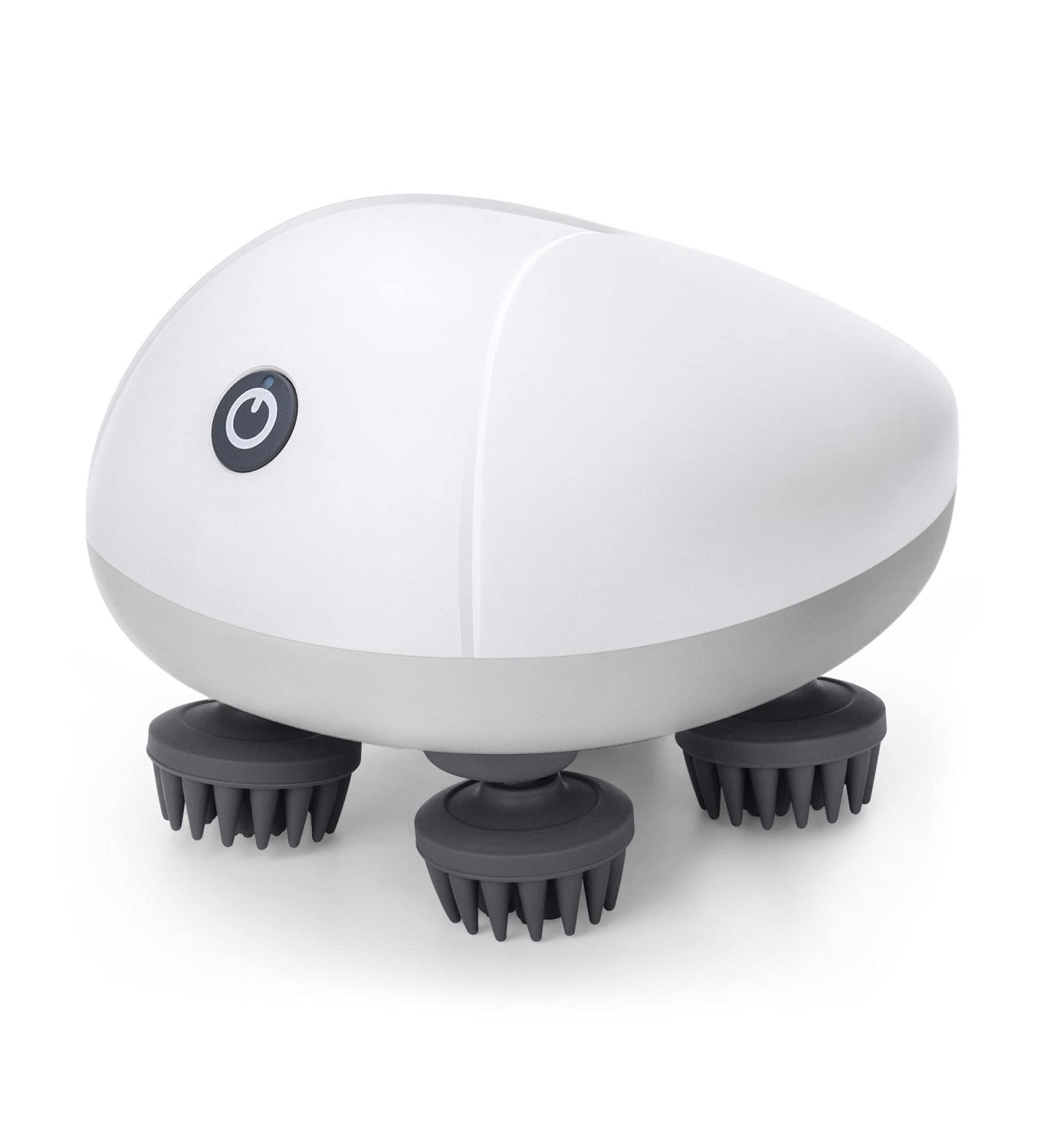 Electric Scalp Massager - Nekteck Portable Head Massager for Hair Growth - Handheld, Waterproof, Detachable & Washable - 4 Massage Heads for Full Body and Pets - Buy Online on GoSupps.com