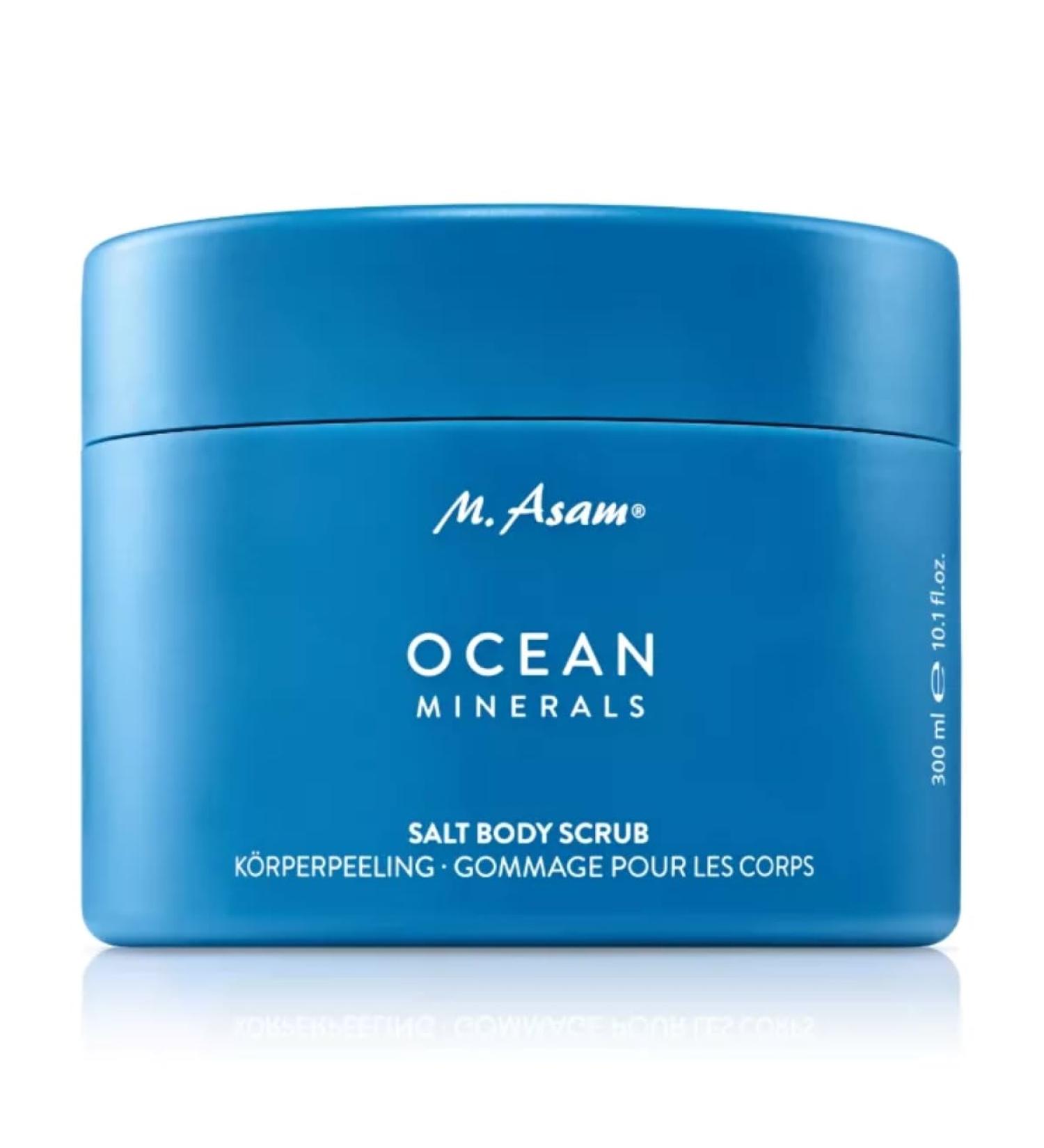 M. Asam OCEAN MINERALS Salt Body Peeling (300ml) Sea Salt Scrub removes dead cells and impurities with minerals obtained from seaweed extracts and coastal plants - Buy Online on GoSupps.com