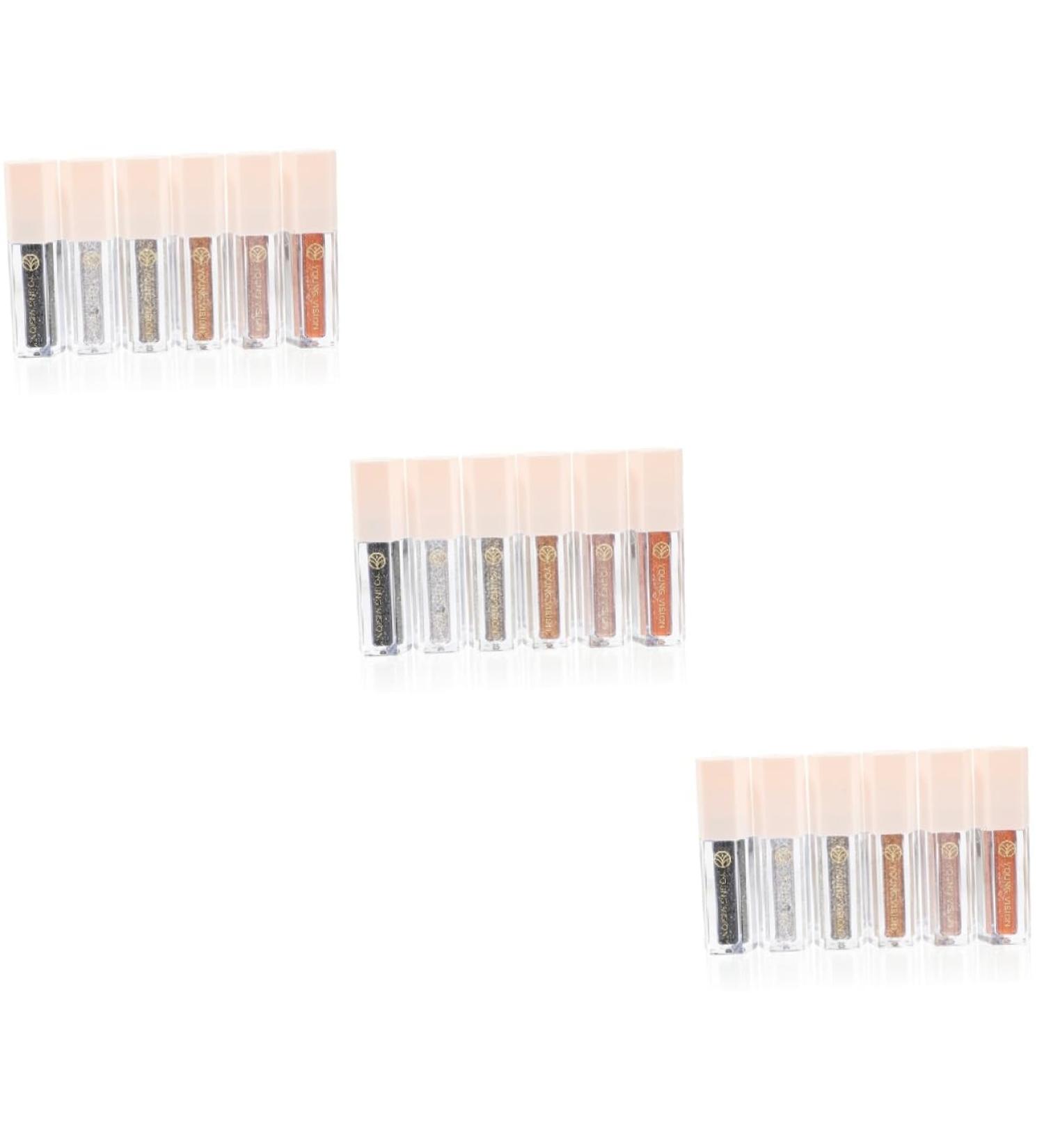 Beavorty Make Up Accessories 18 Pcs Eye Shadow Set Eyeshadow Metallic Eye Shadow Liquid Eye Shadow Pearlescent Accessories Miss 1 count (Pack of 1) As Shownx3pcs - Buy Online on GoSupps.com