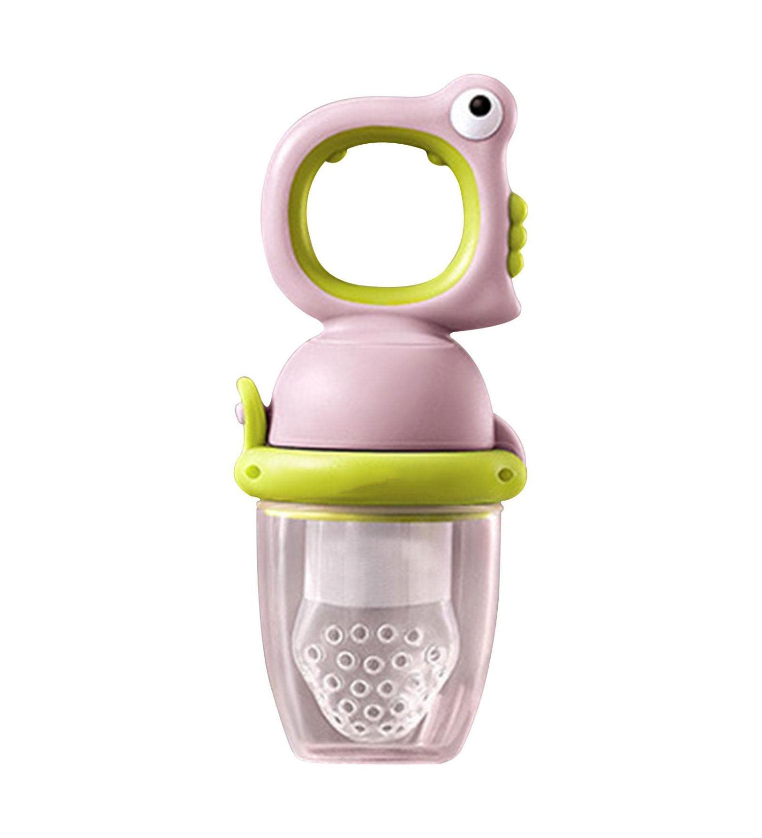 Elevate Baby Feeder | Ultravers Silicone Baby Food Pacifier - Ideal Gift for Infants Birthdays & Festivals - Pink Color - Buy Online on GoSupps.com