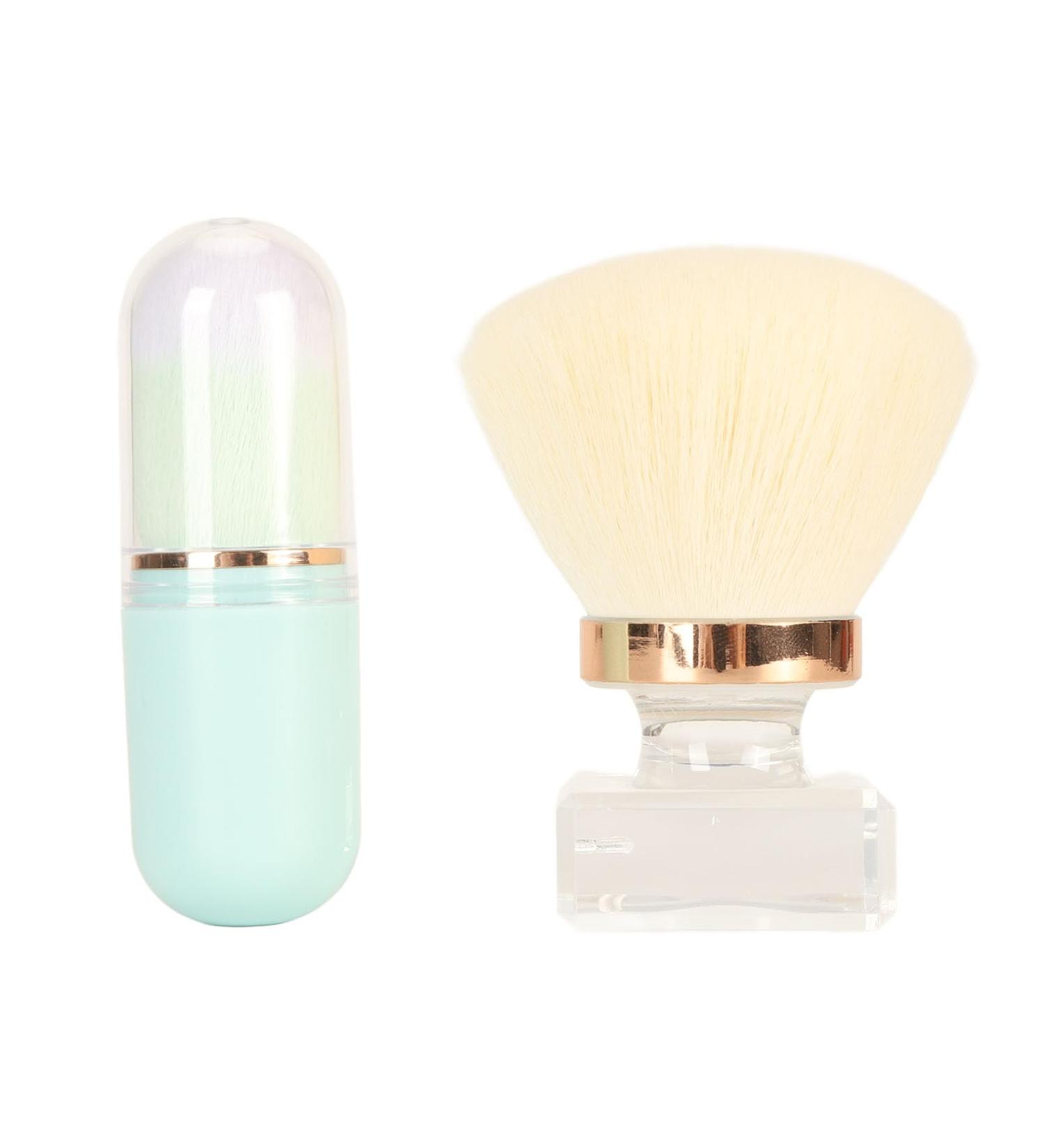 Capsule Makeup Brush Soft Synthetic Fiber Mini Makeup Brushes for Blush and Powder Application - Buy Online on GoSupps.com