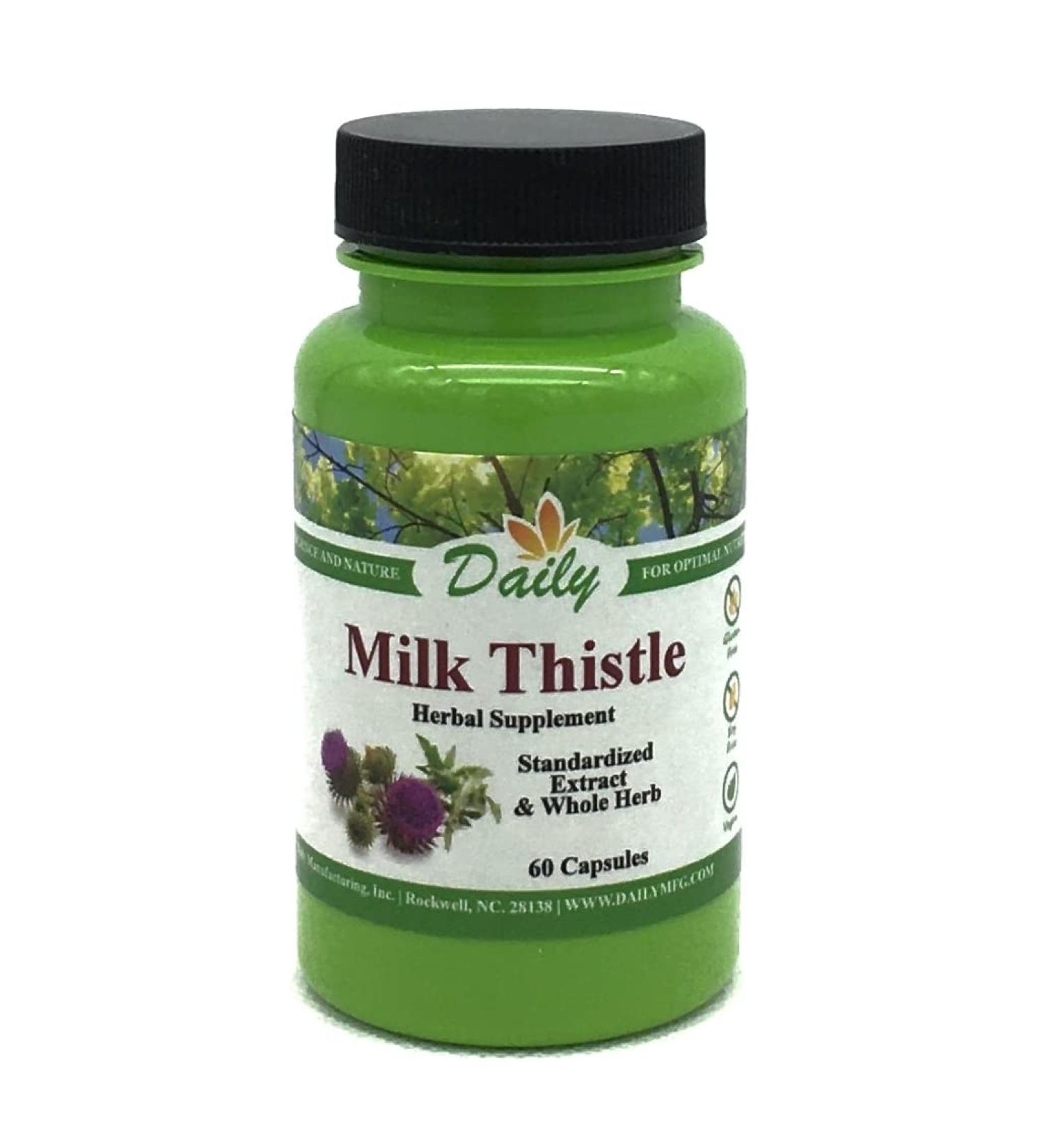 Daily Manufacturing Milk Thistle (Extract & Powder) - Buy Online on GoSupps.com