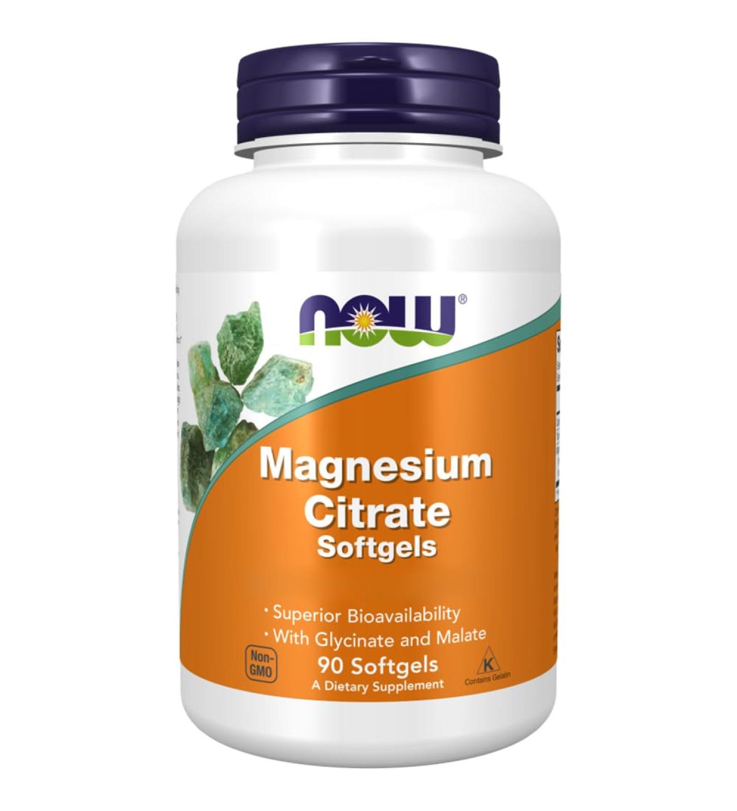 Now Foods Magnesium Citrate Magnesium Glycinate & Magnesium Malate 90 Soft Capsules Lab Tested Gluten Free Vegetarian Non-Soy Non-GMO - Buy Online on GoSupps.com